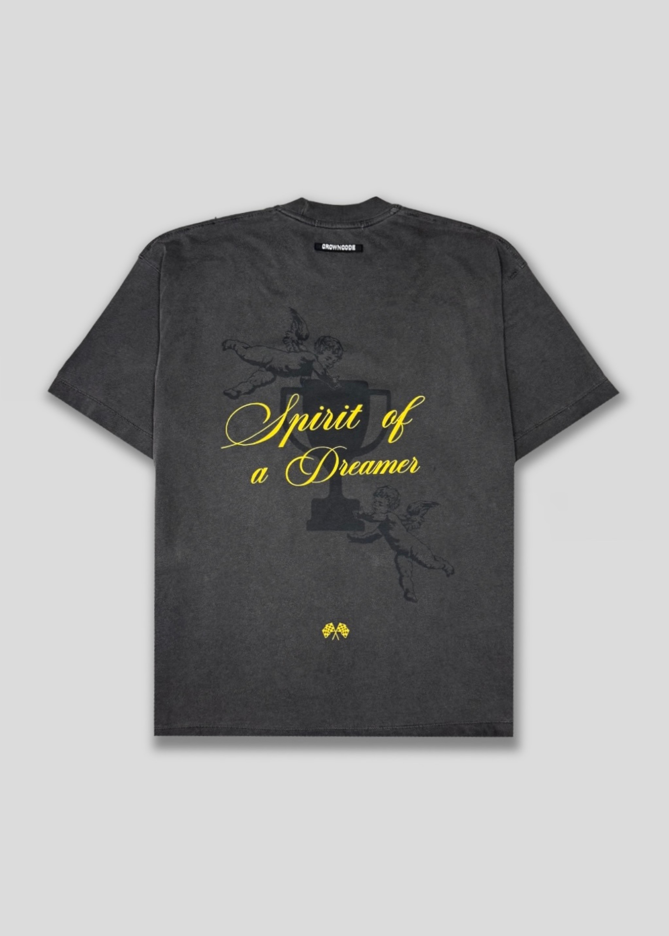 CAMISETA TROPHY ANGELS - GRIS