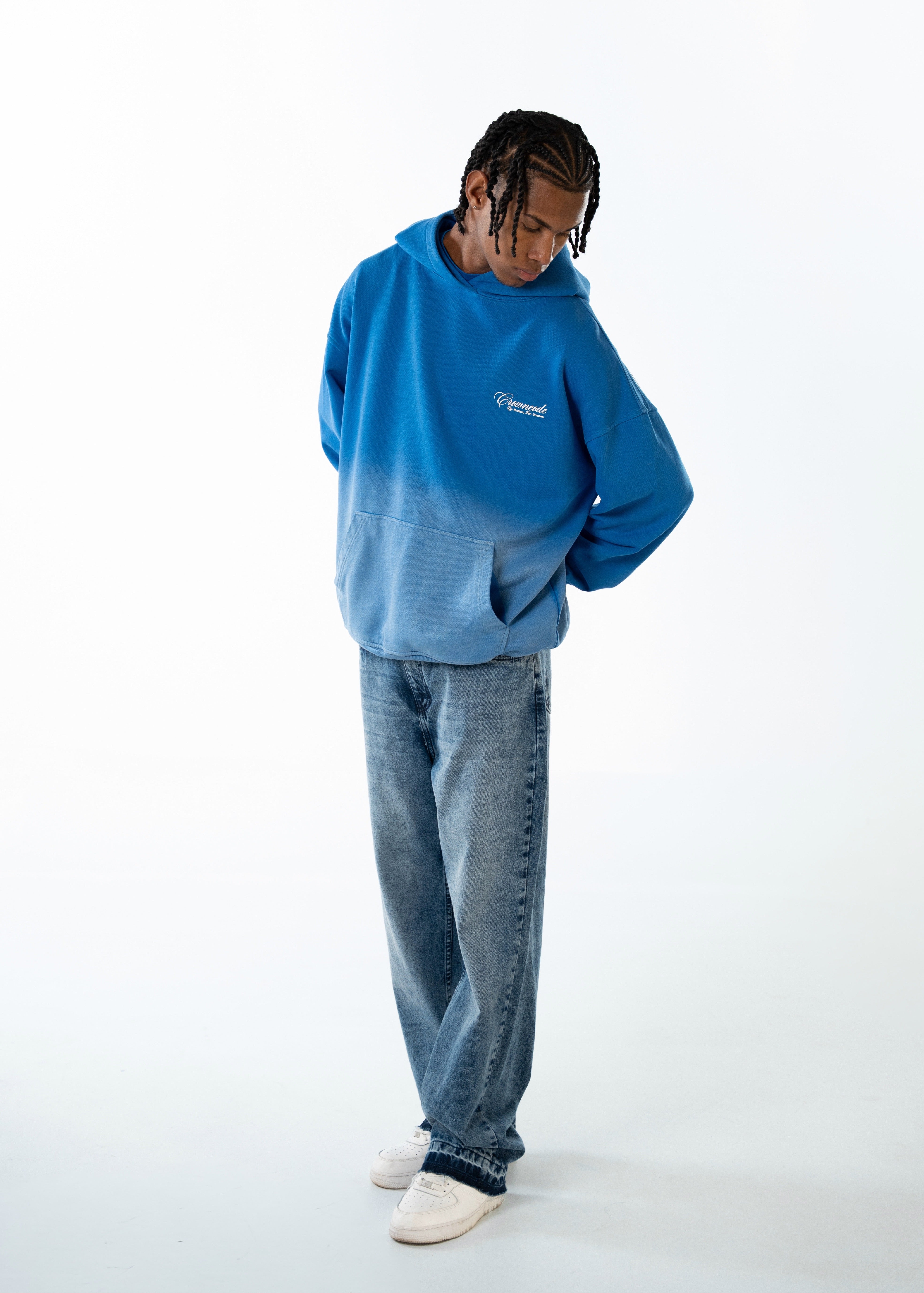 HOODIE SKYLINE - AZUL DEGRADE