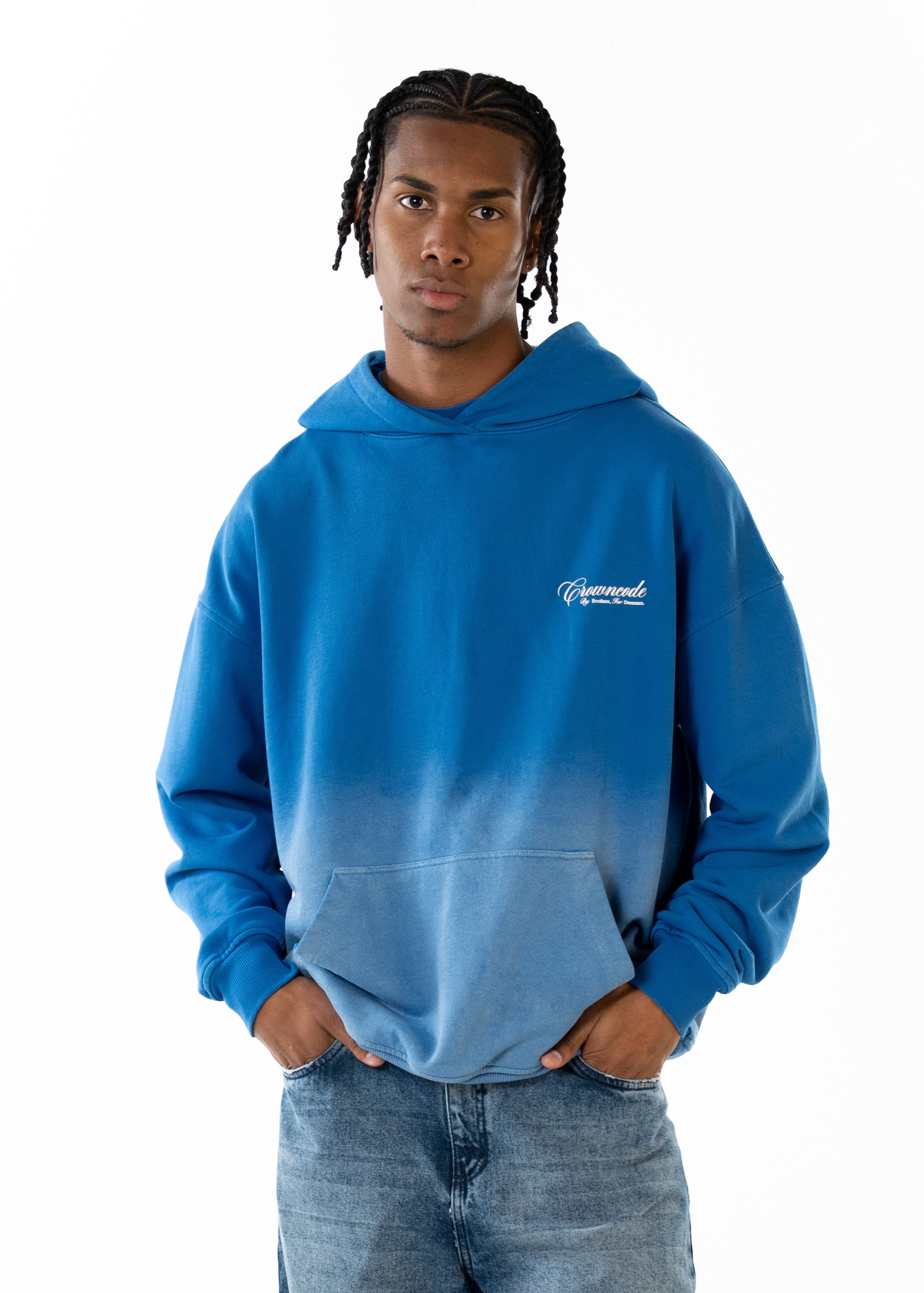 HOODIE SKYLINE - AZUL DEGRADE
