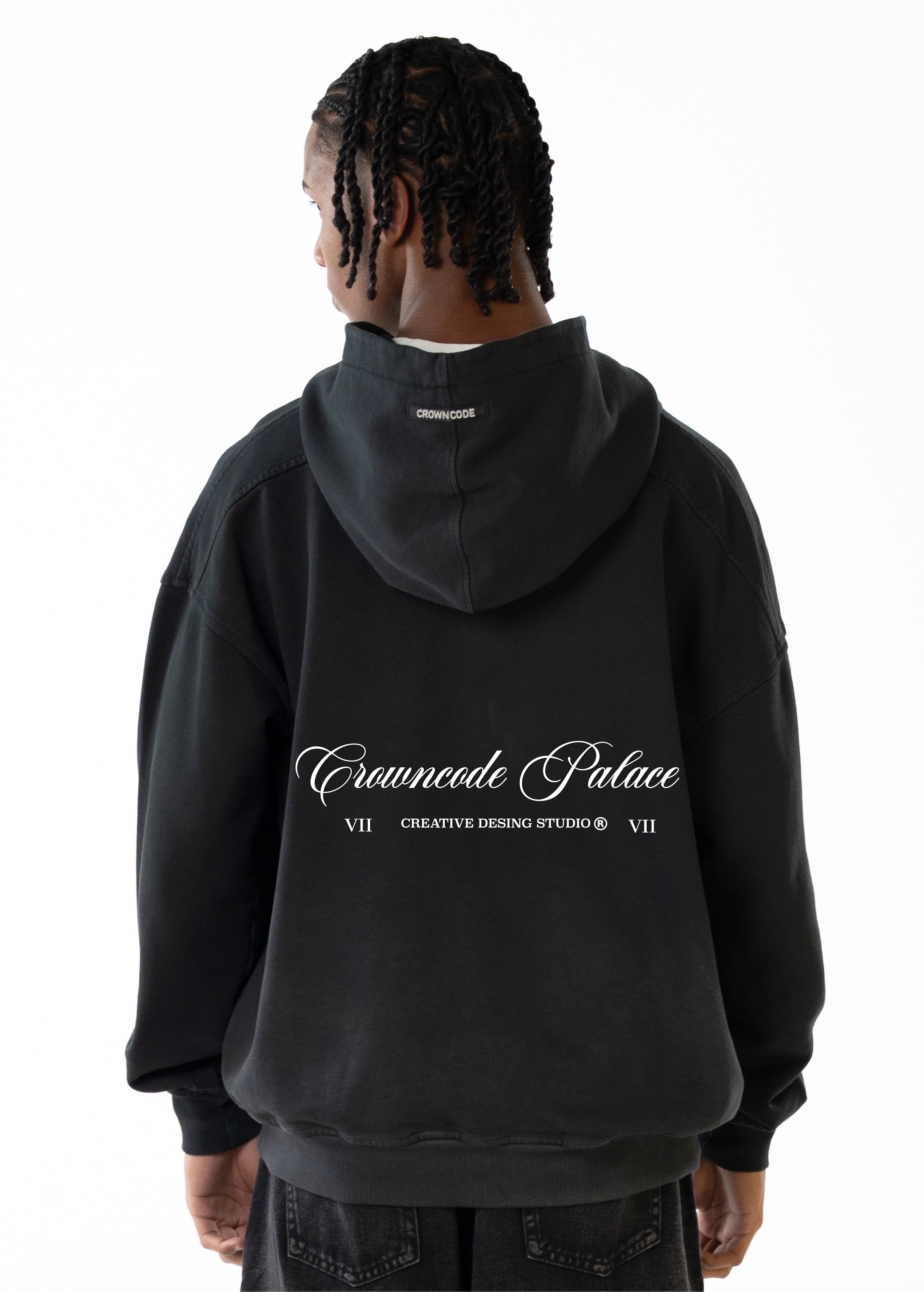 HOODIE ROYALTY - NEGRO DEGRADE