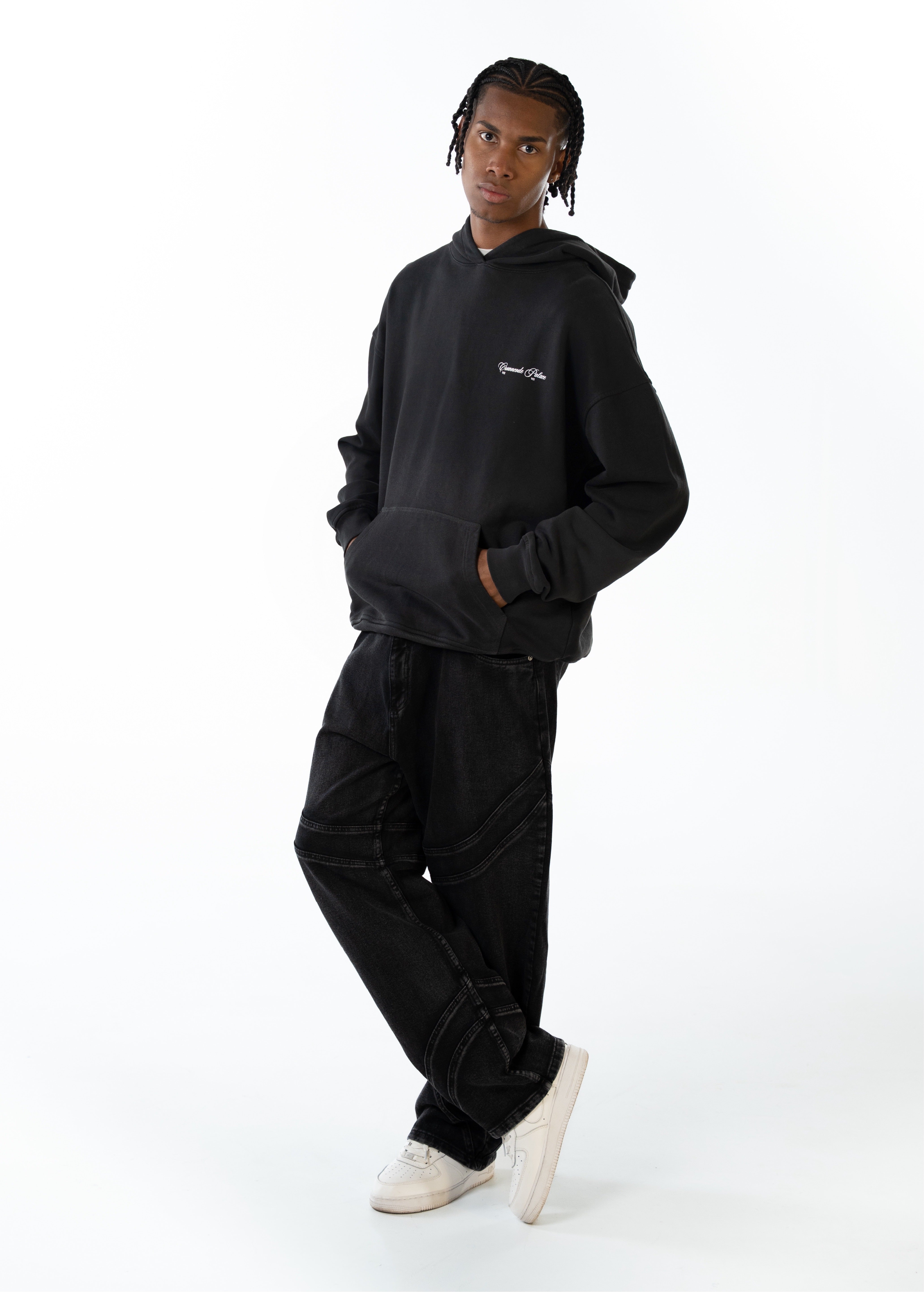 HOODIE ROYALTY - NEGRO DEGRADE