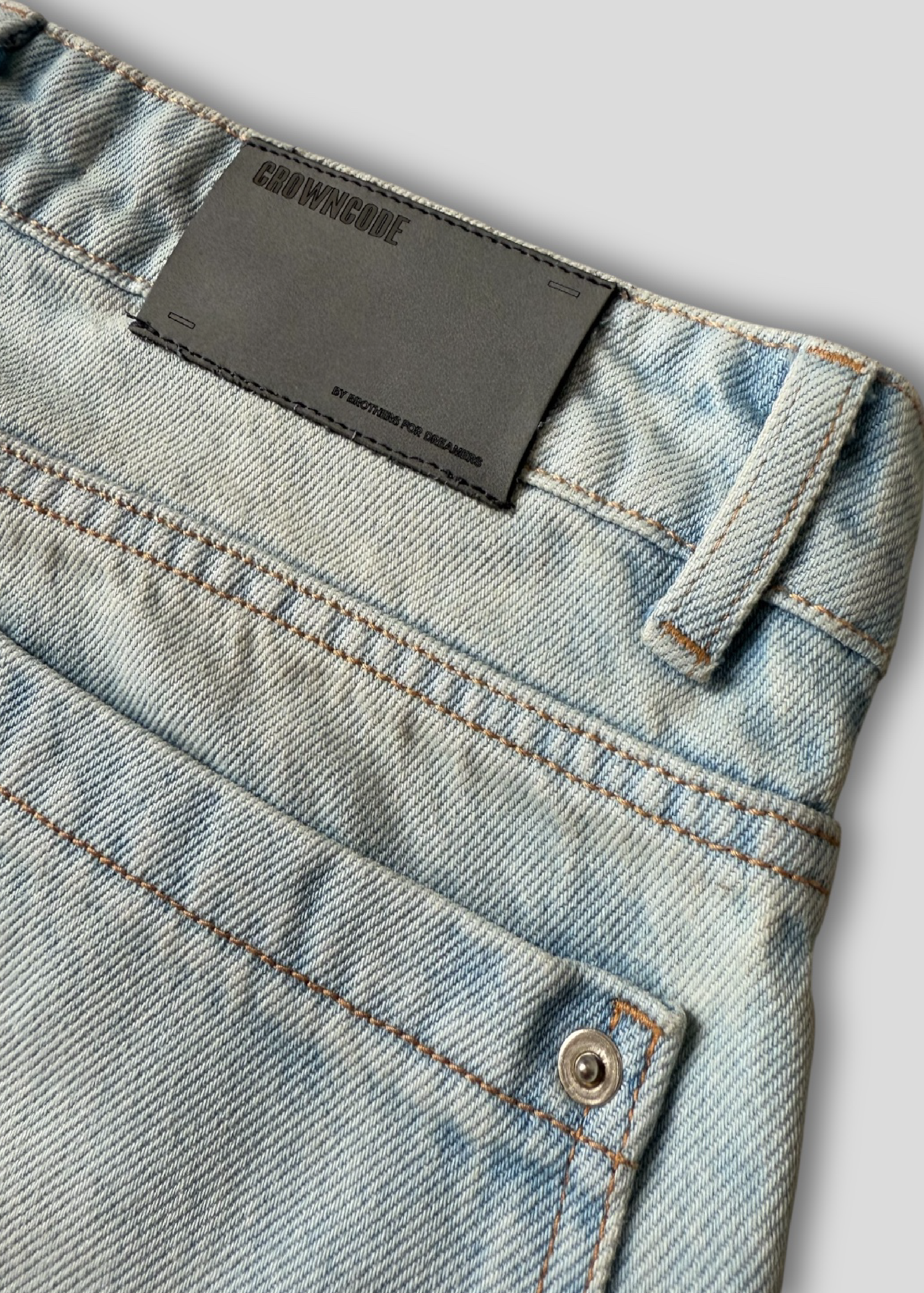 JEAN WIDE FIT - AZUL OCEANO DESGASTADO