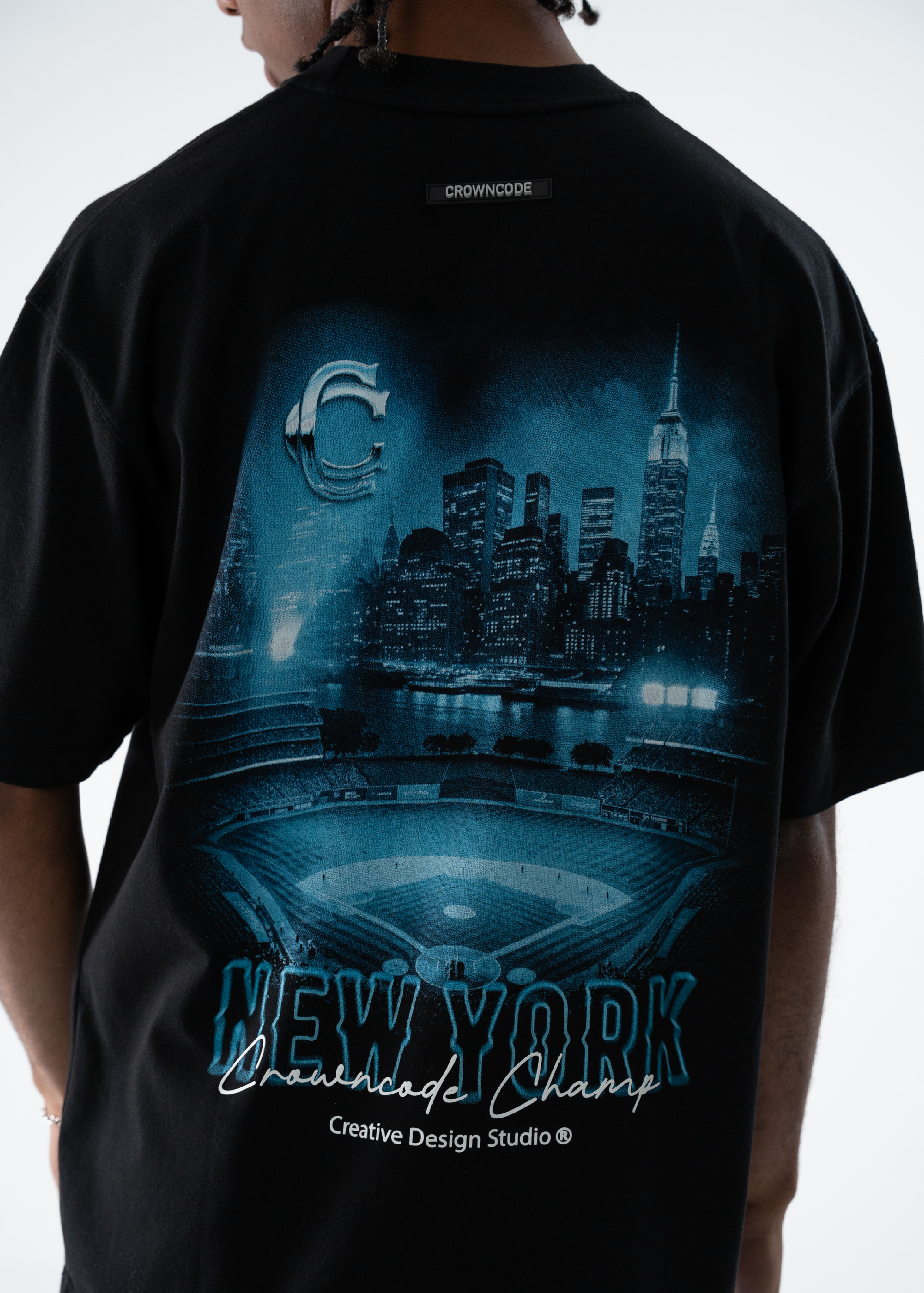 CAMISETA STADIUM NY - NEGRA