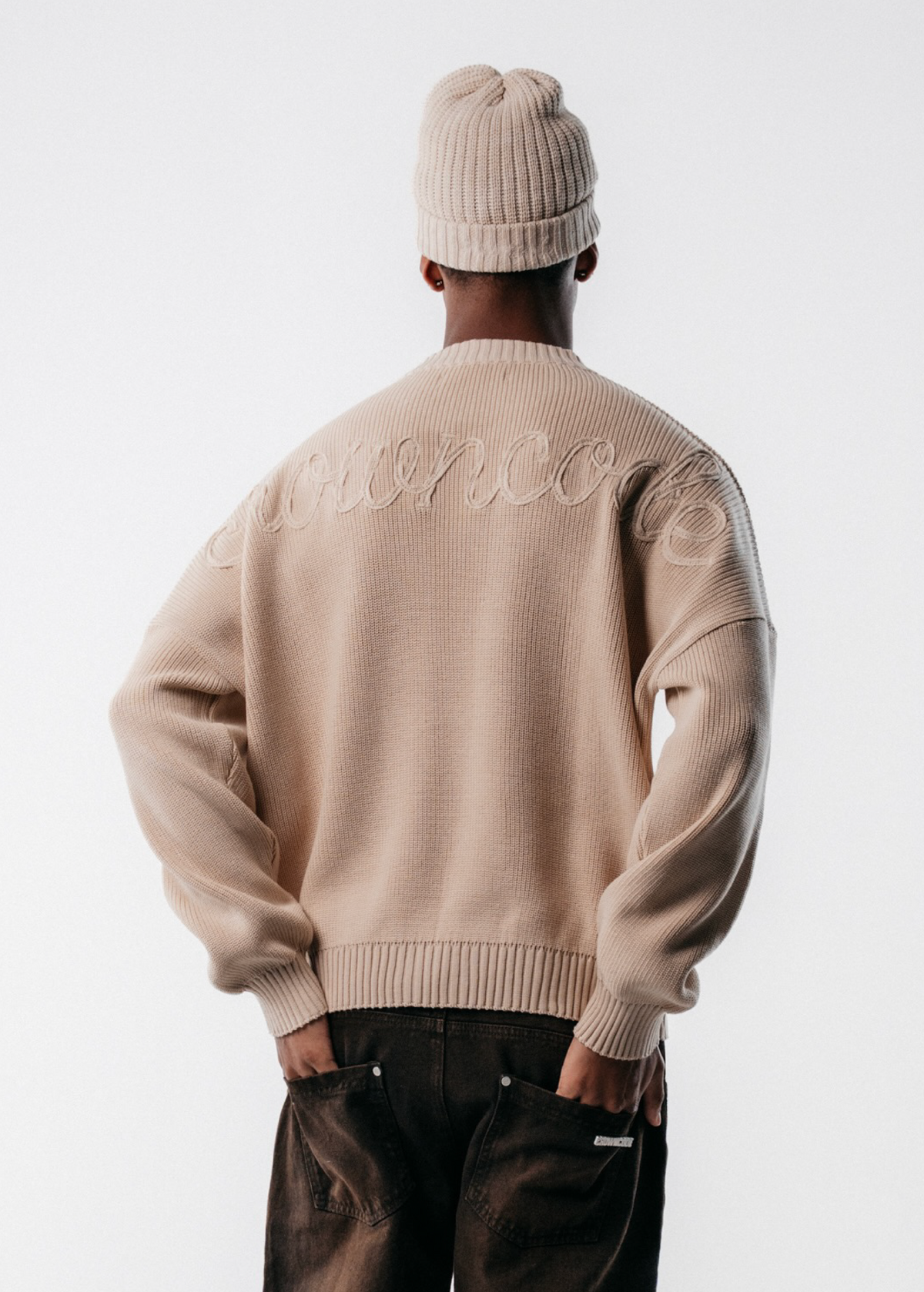 SIGNATURE KNITWEAR SWEATER - CREMA