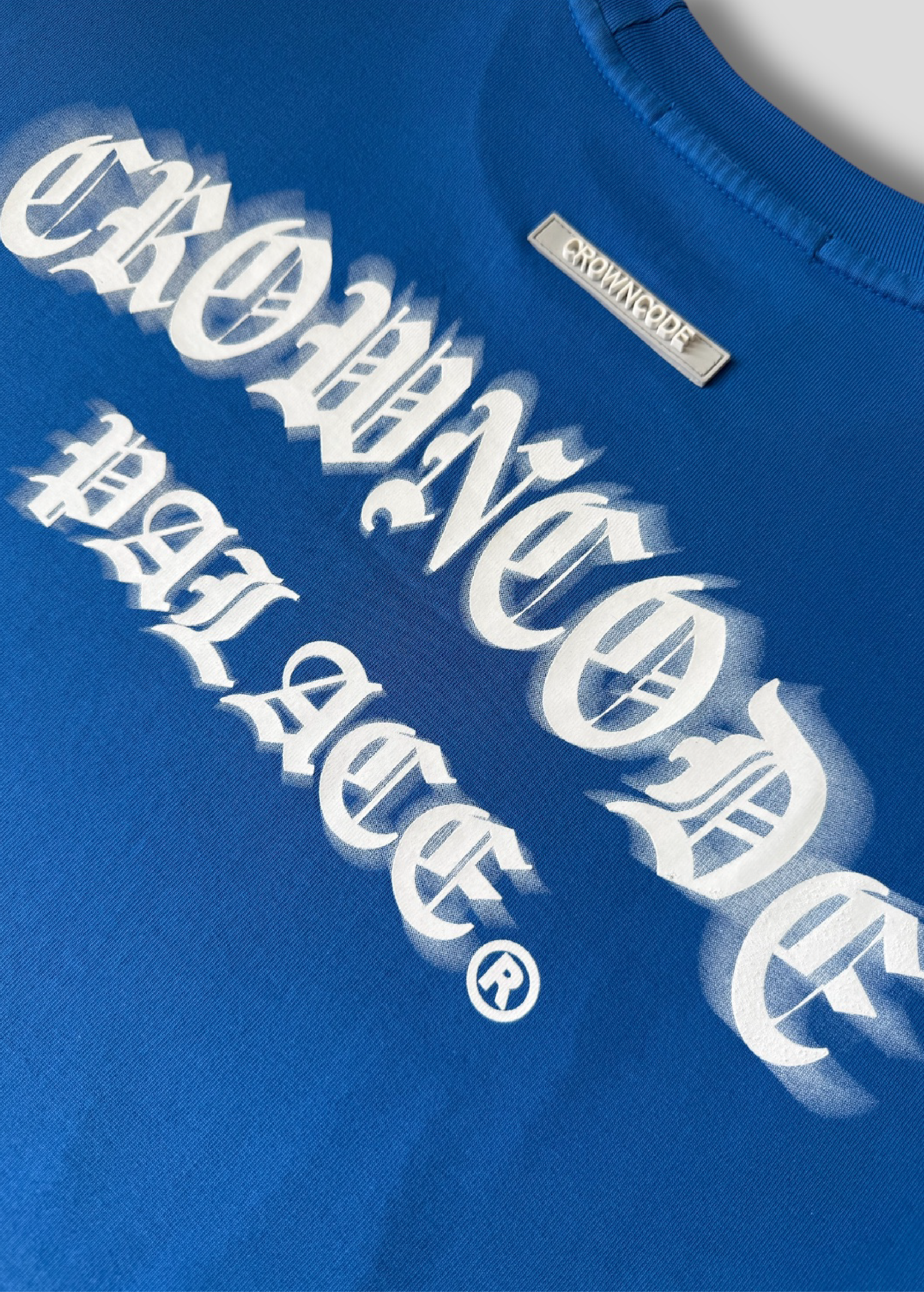 CAMISETA DISTORTION - AZUL DEGRADE