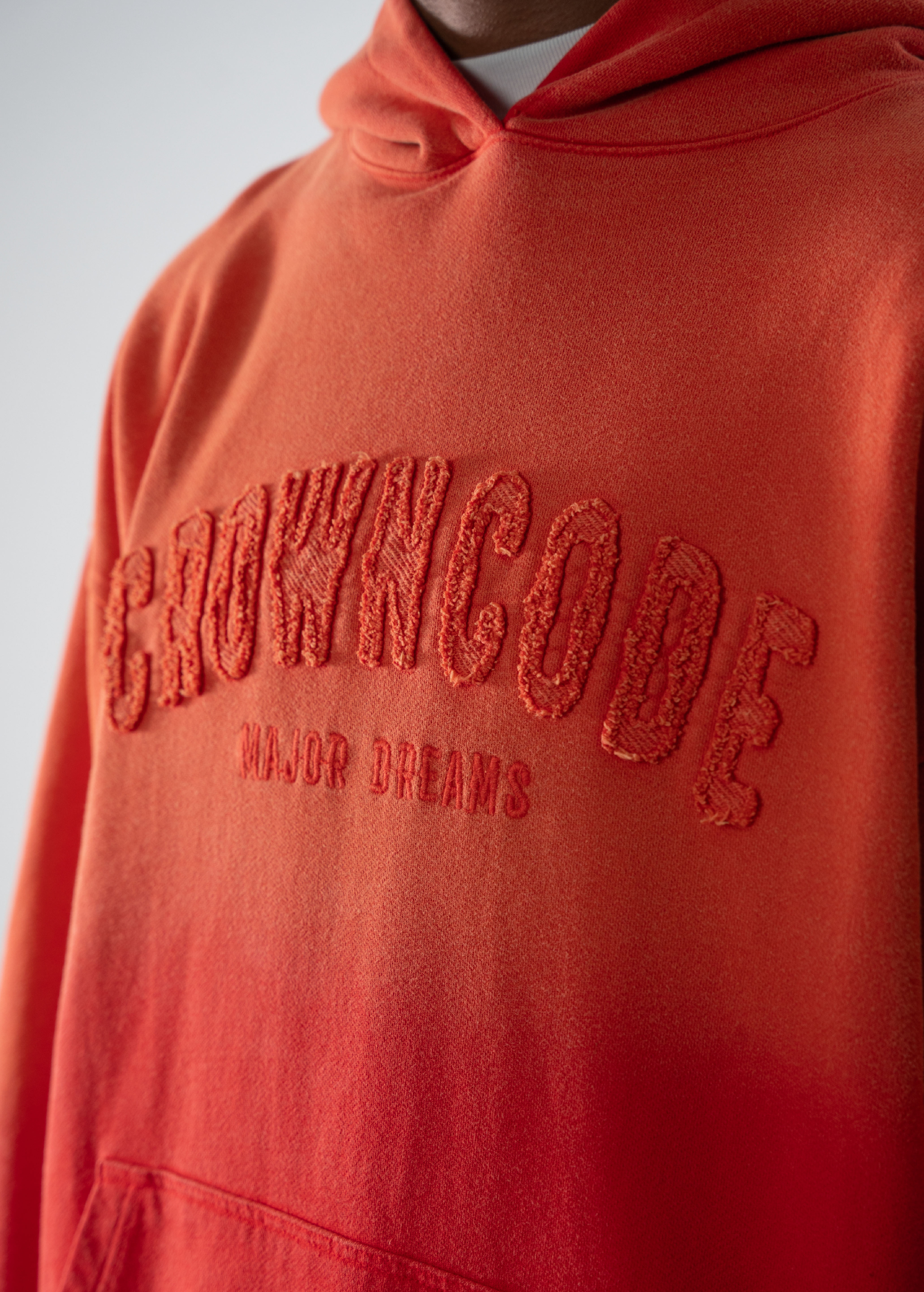 HOODIE MAJOR DREAMS - ROJO CHERRY DEGRADE