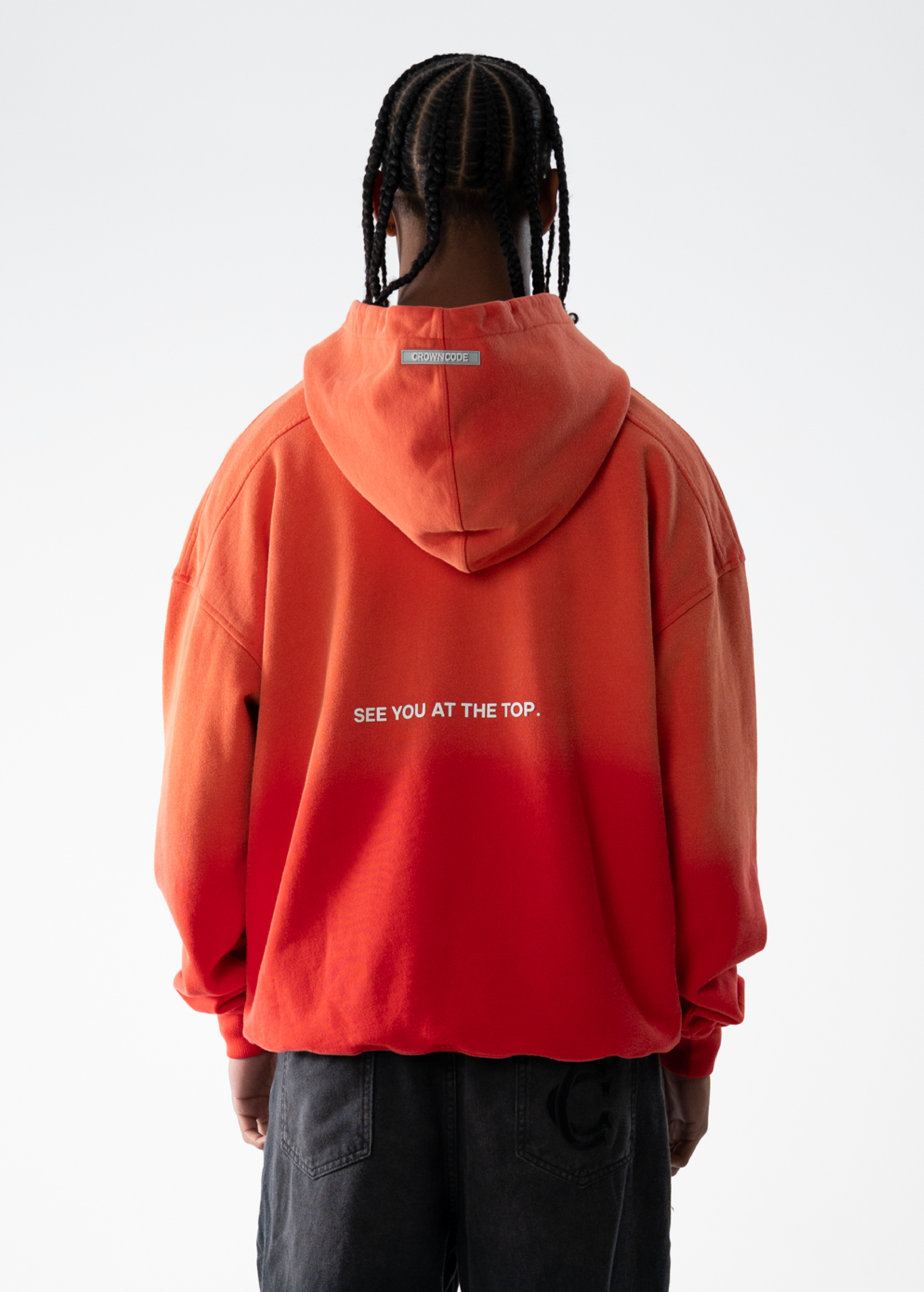 HOODIE MAJOR DREAMS - ROJO CHERRY DEGRADE