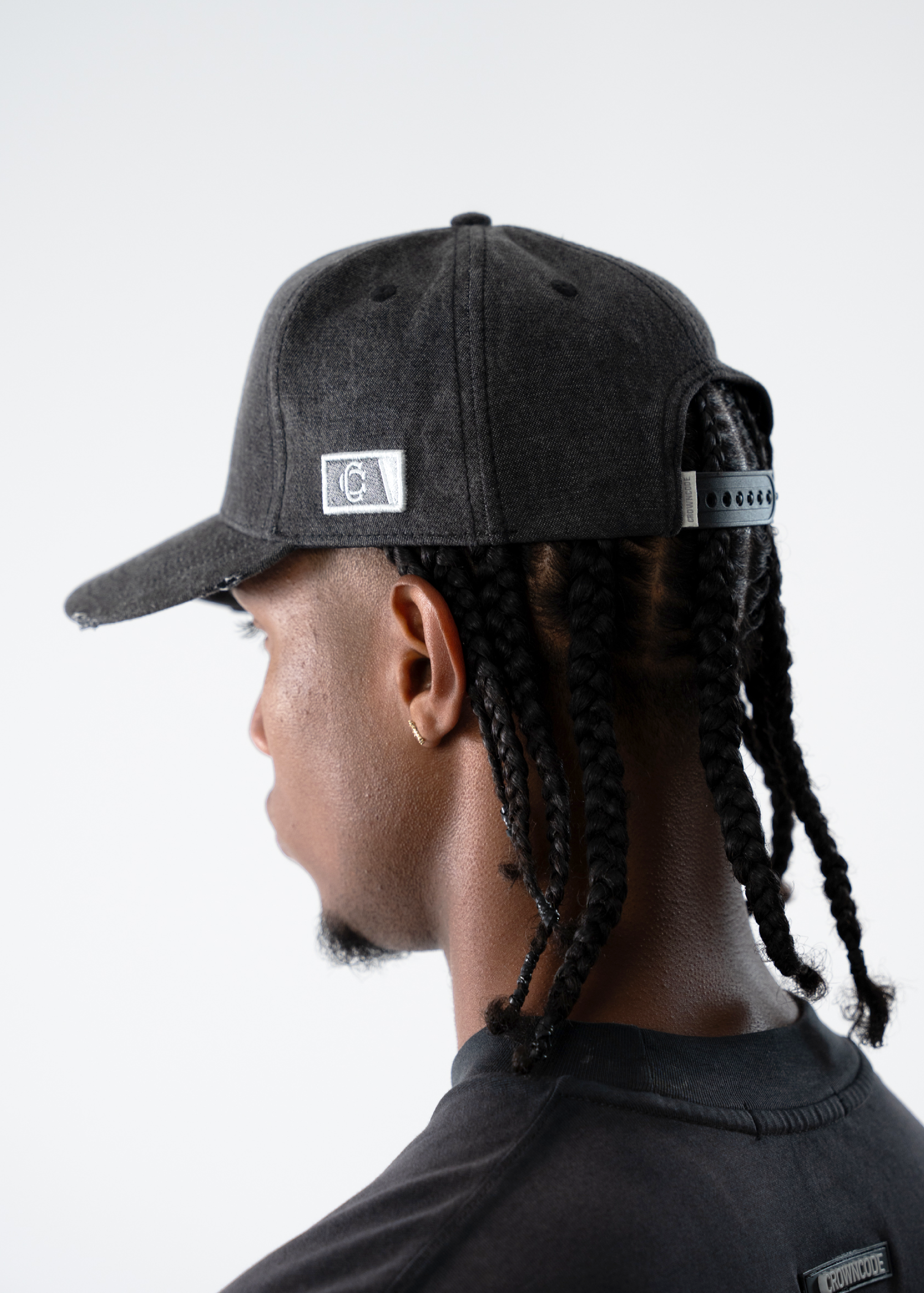 GORRA MONOGRAM LEAGUE - GRIS WASHED