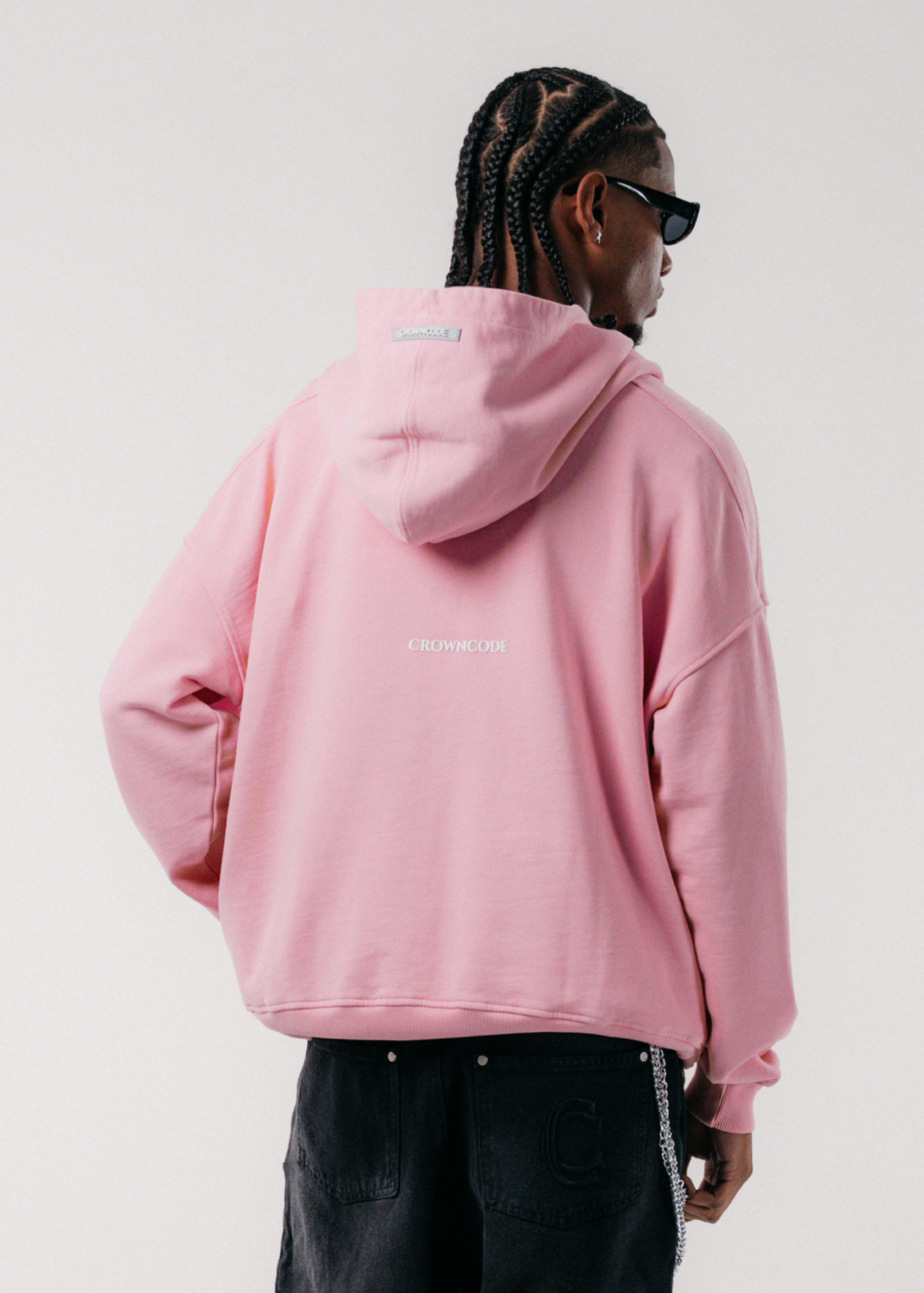 HOODIE SACRED THREAD - ROSADO PASTEL