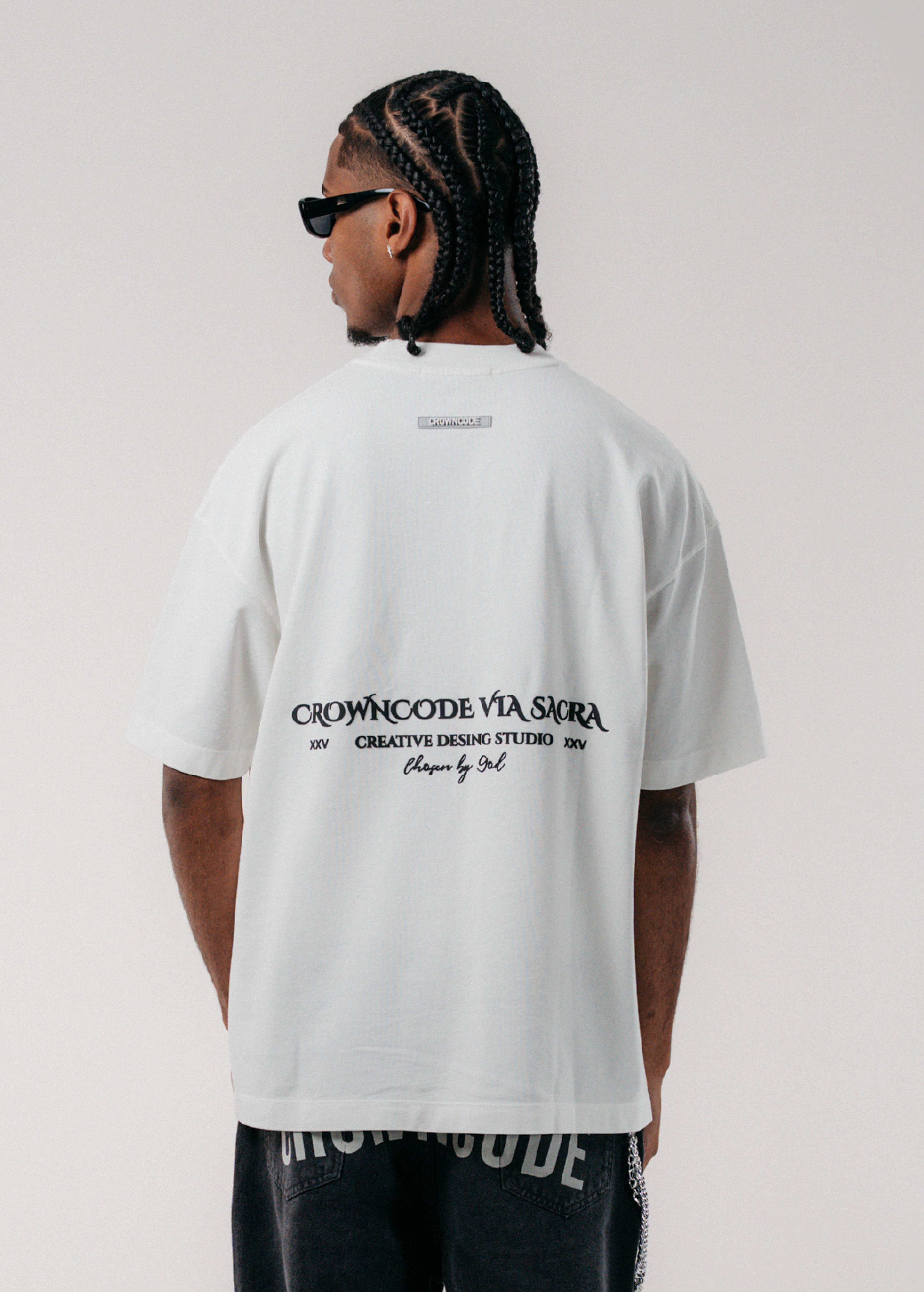 CAMISETA FADED ANGEL - OFF WHITE