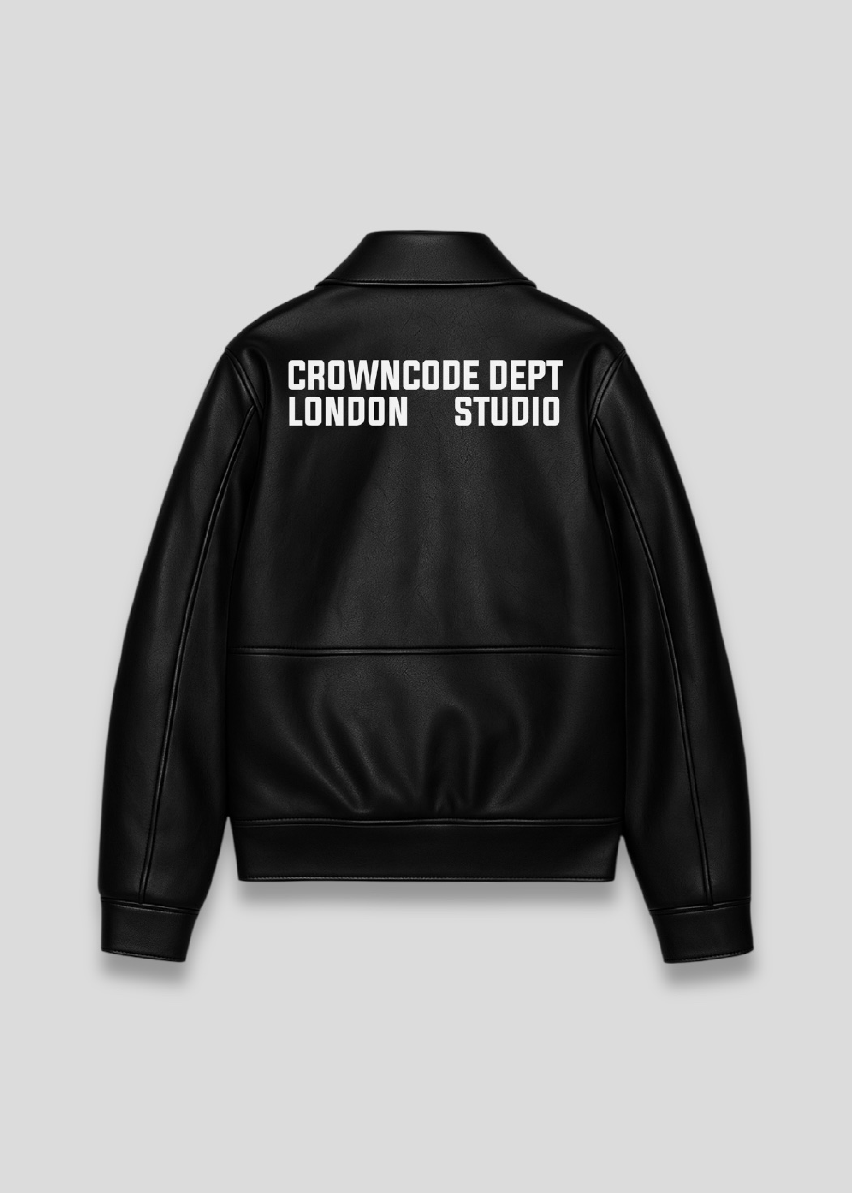 CHAQUETA DE CUERO LONDON - NEGRO