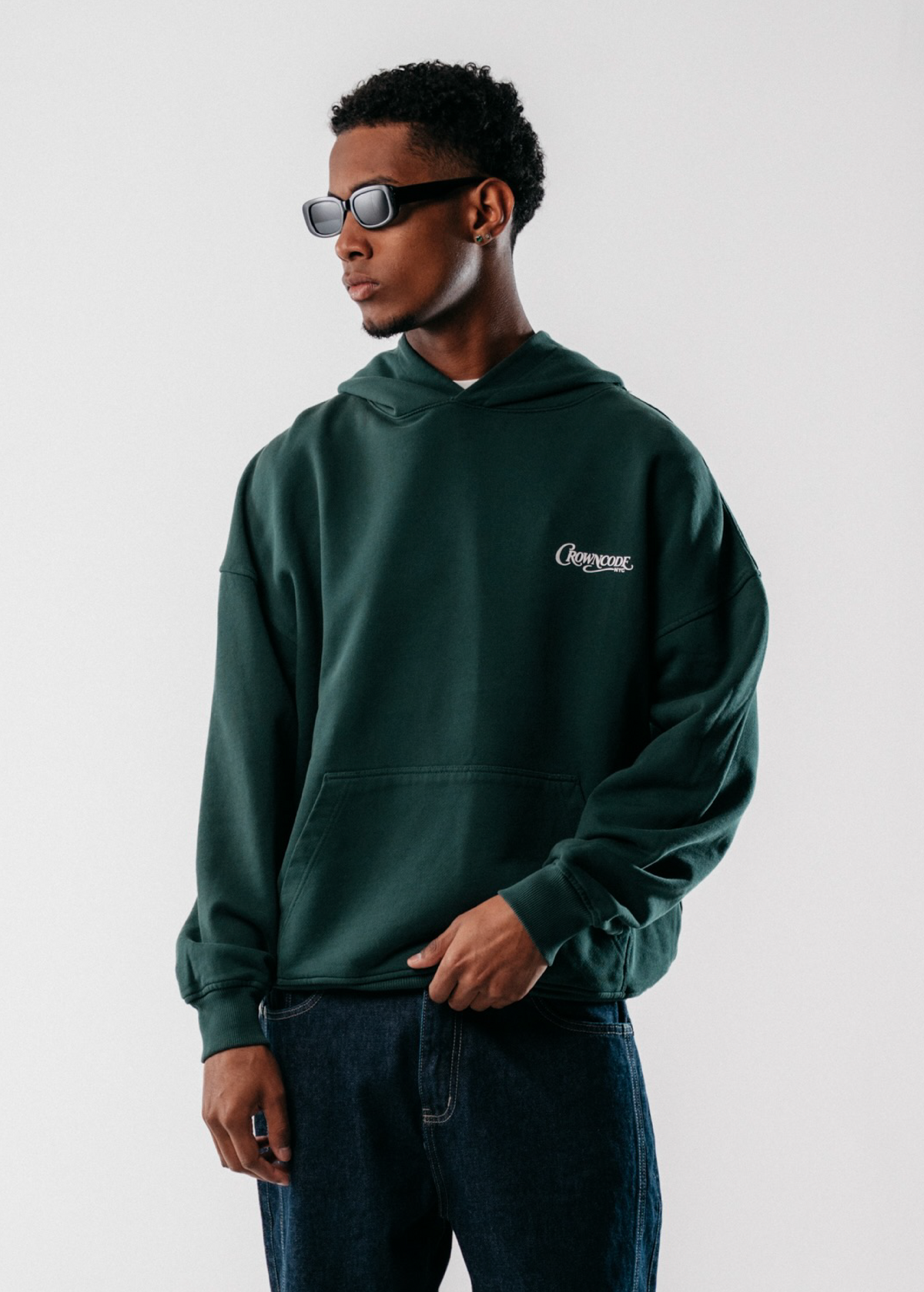 HOODIE NYC - VERDE BOSQUE