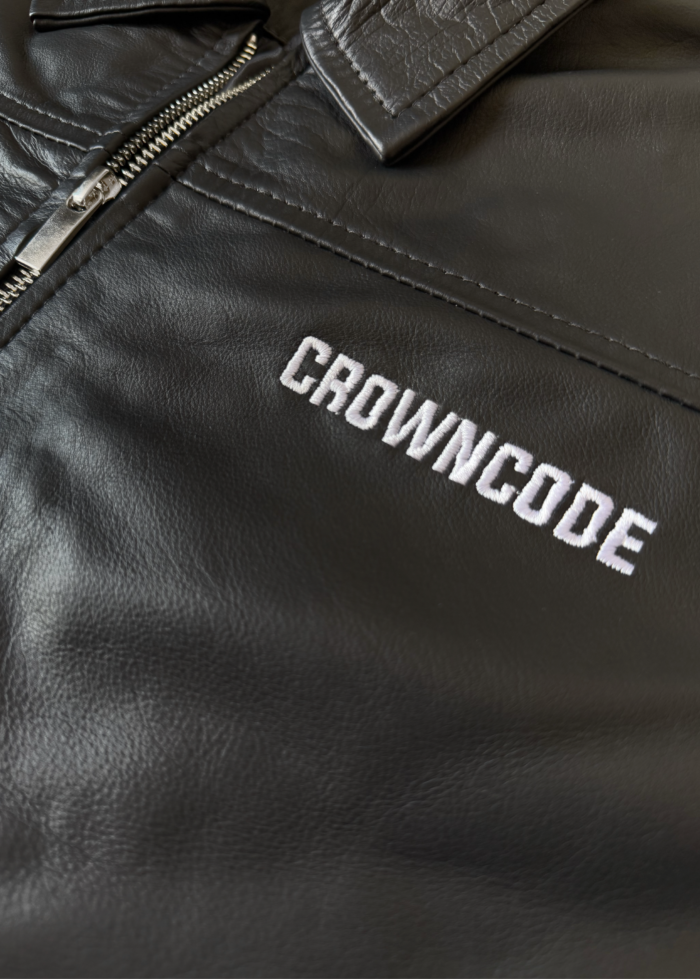 CHAQUETA DE CUERO LONDON - NEGRO