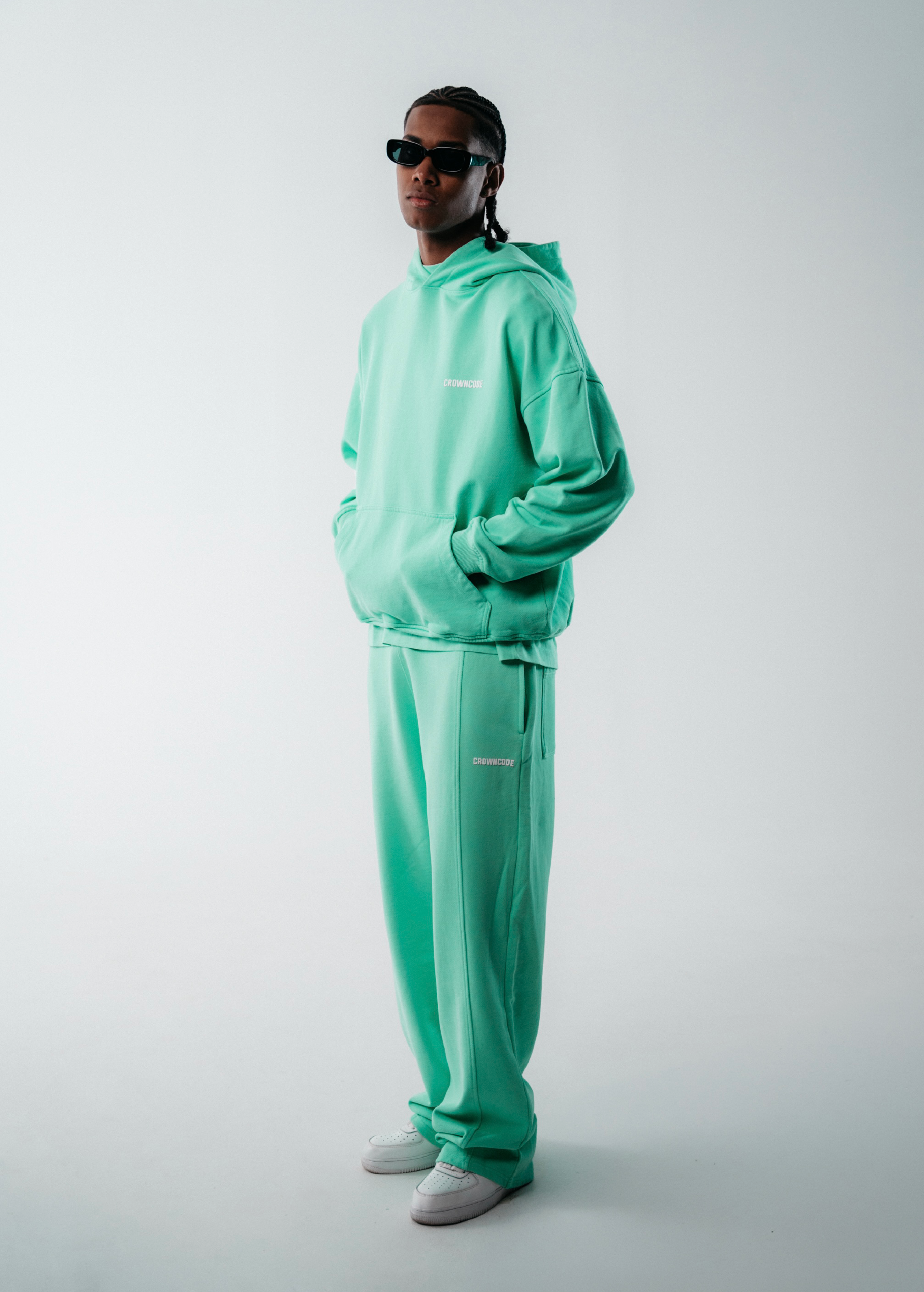 HOODIE ICON - VERDE MENTA