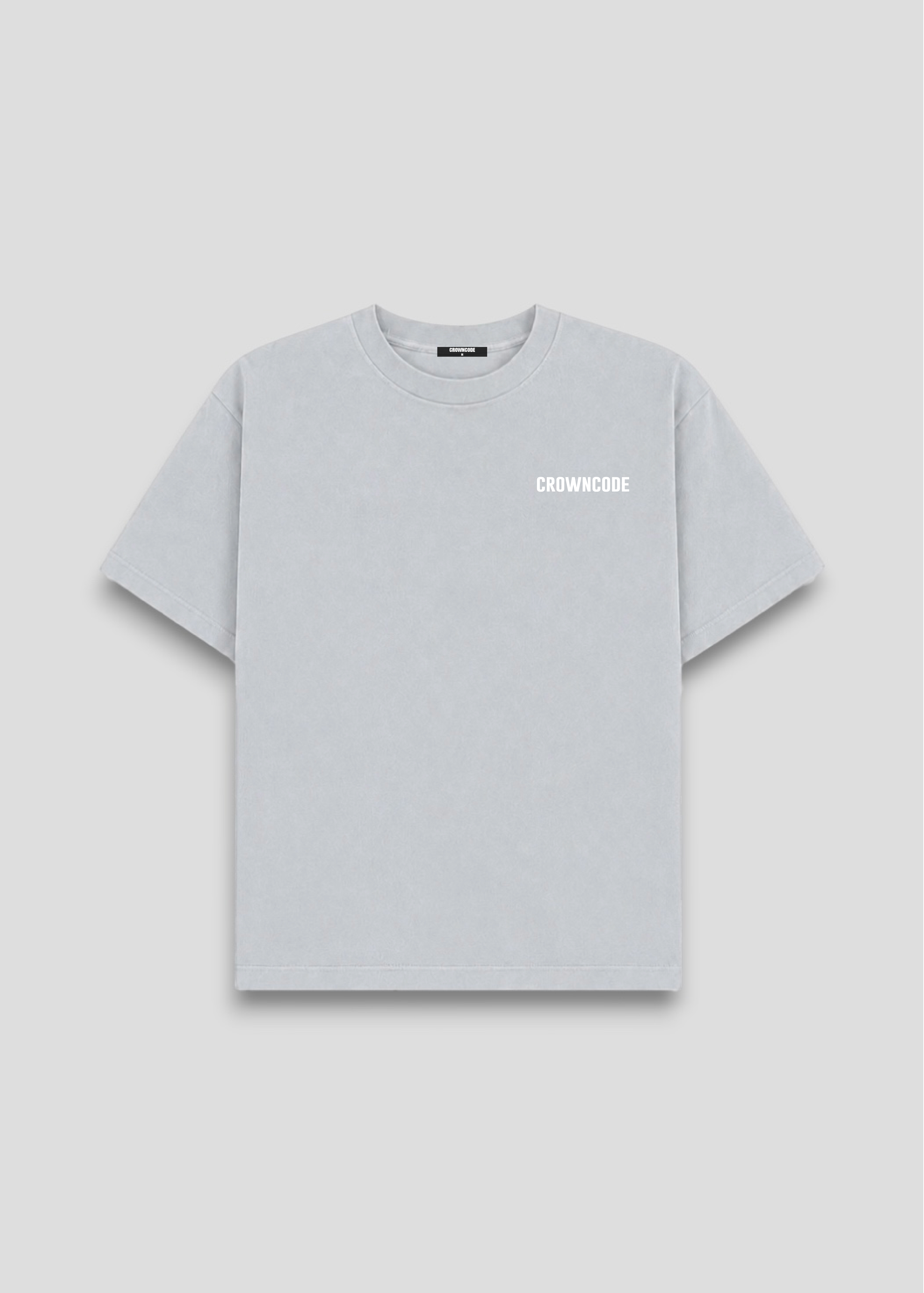 CAMISETA ICON - GRIS HIELO DESGASTADO