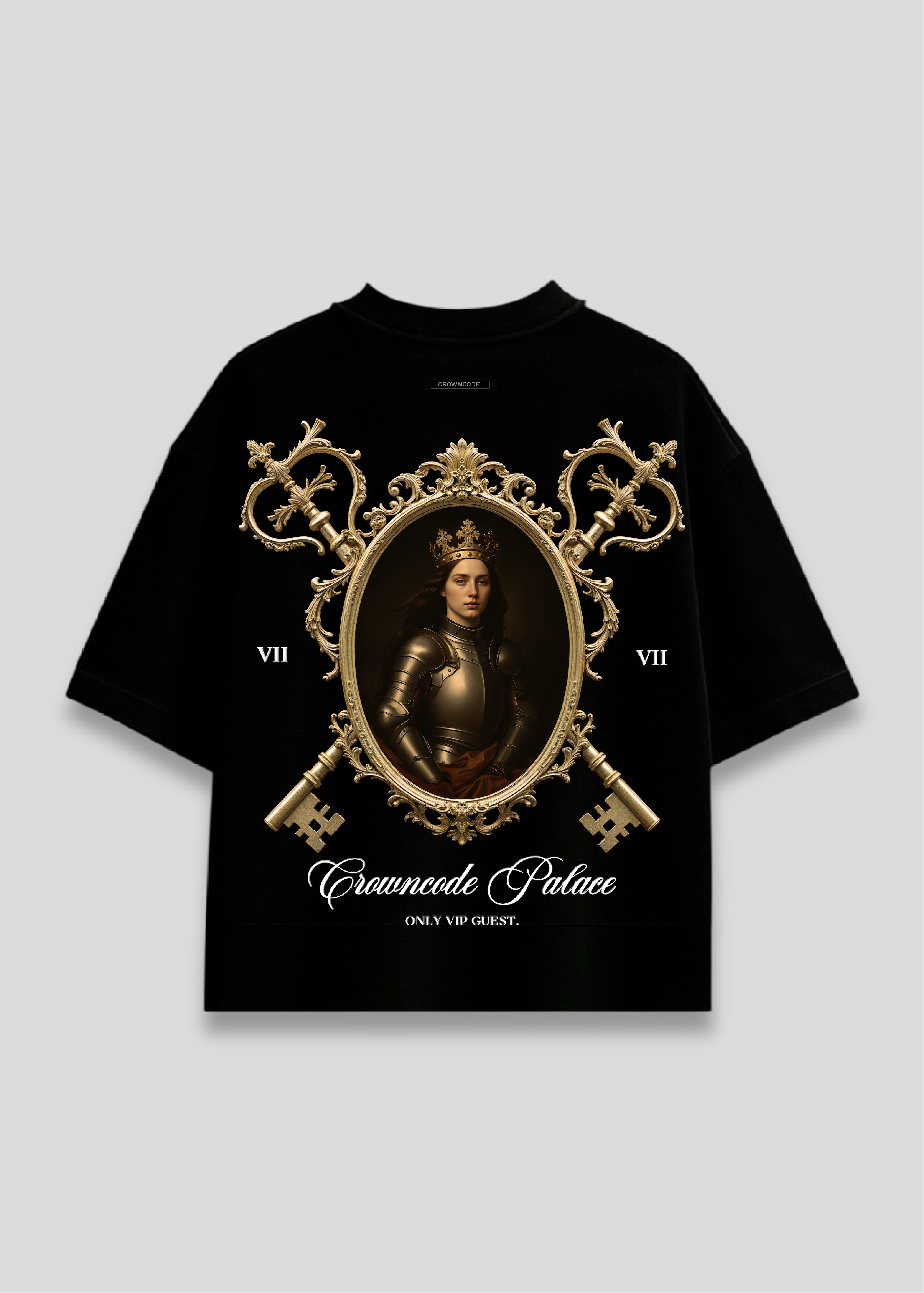 CAMISETA QUEEN BOXY FIT - NEGRA