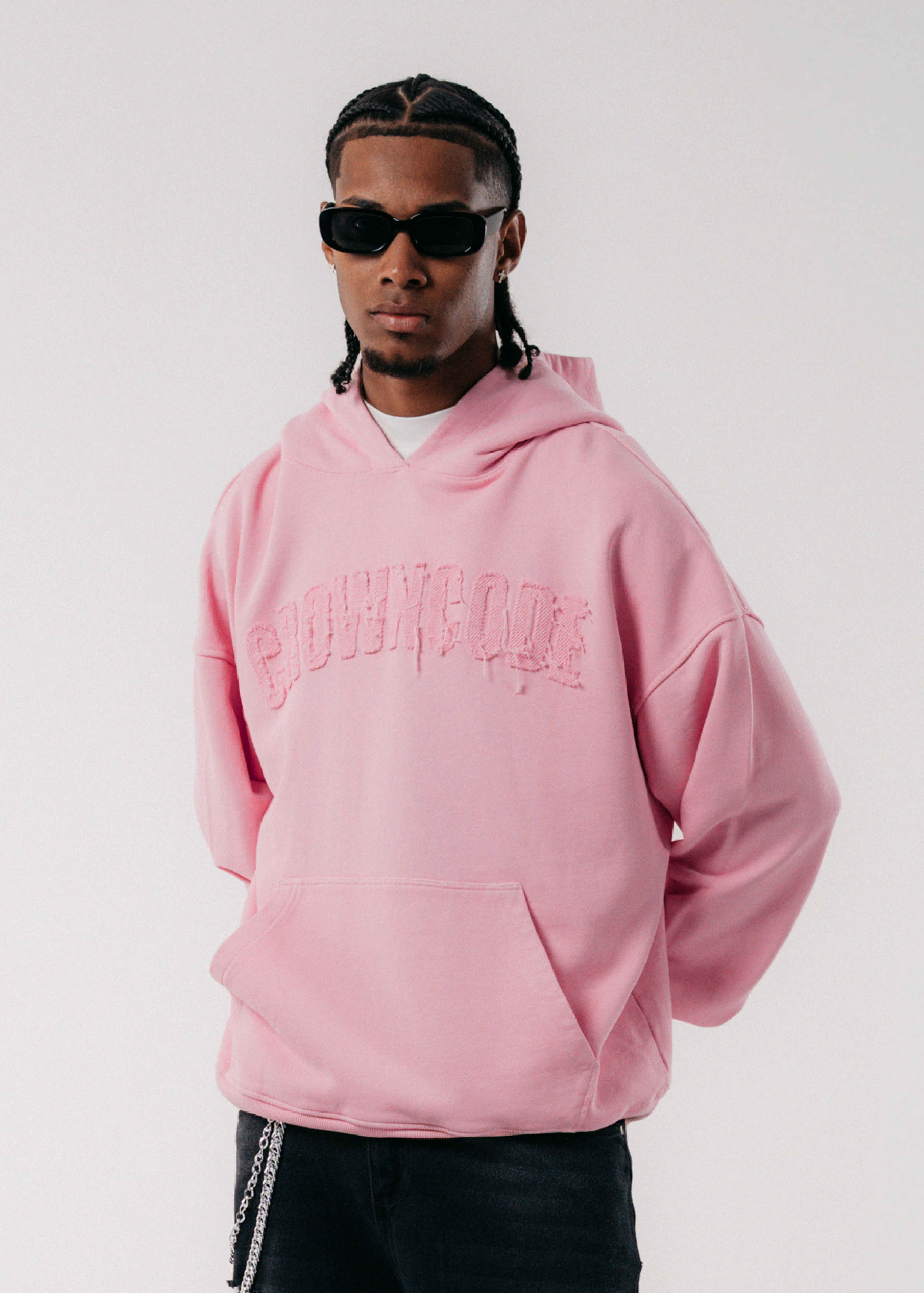 HOODIE SACRED THREAD - ROSADO PASTEL