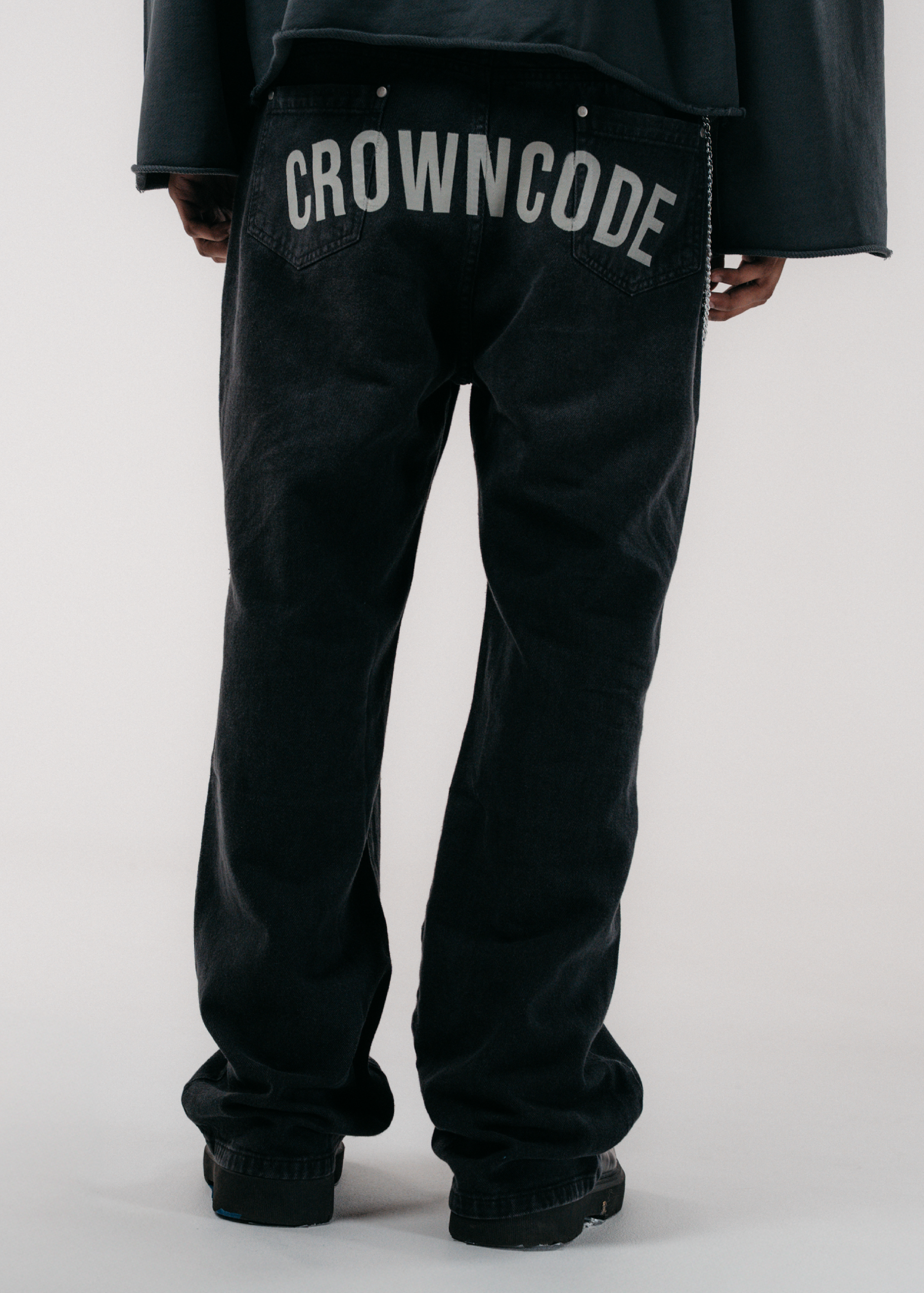 JEAN SIGNATURE - NEGRO DESGASTADO