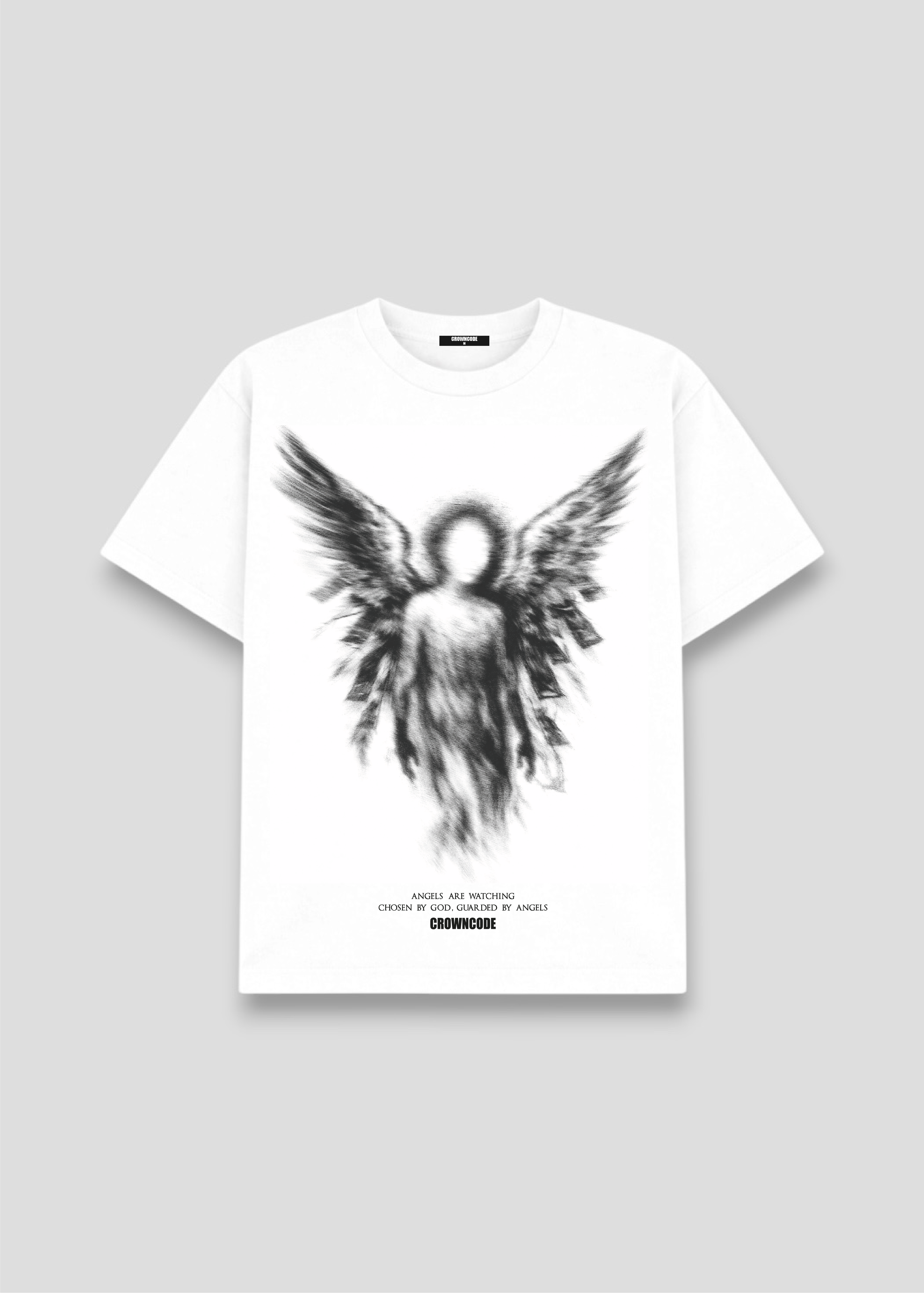 CAMISETA FADED ANGEL - OFF WHITE