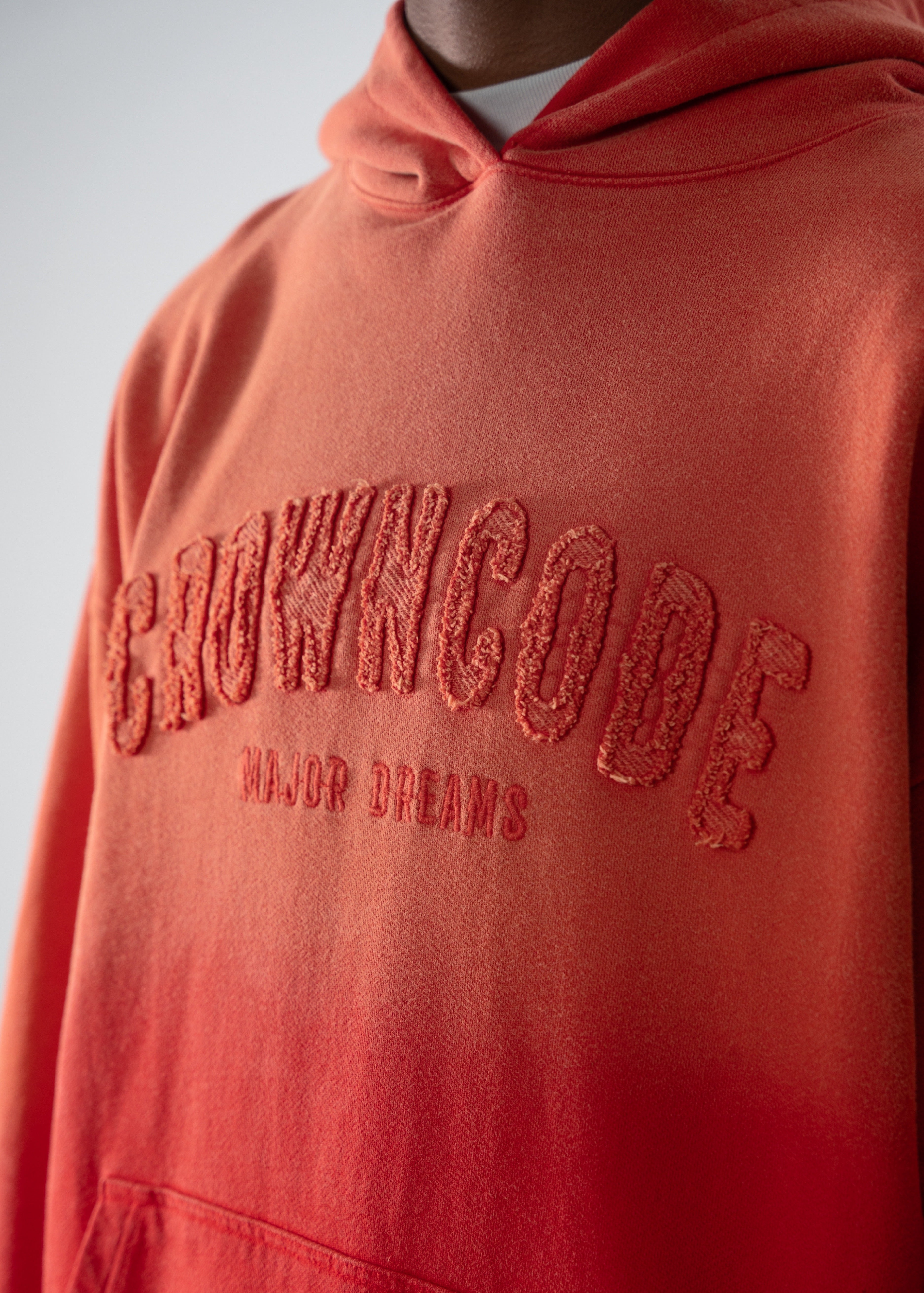 HOODIE MAJOR DREAMS - ROJO CHERRY DEGRADE