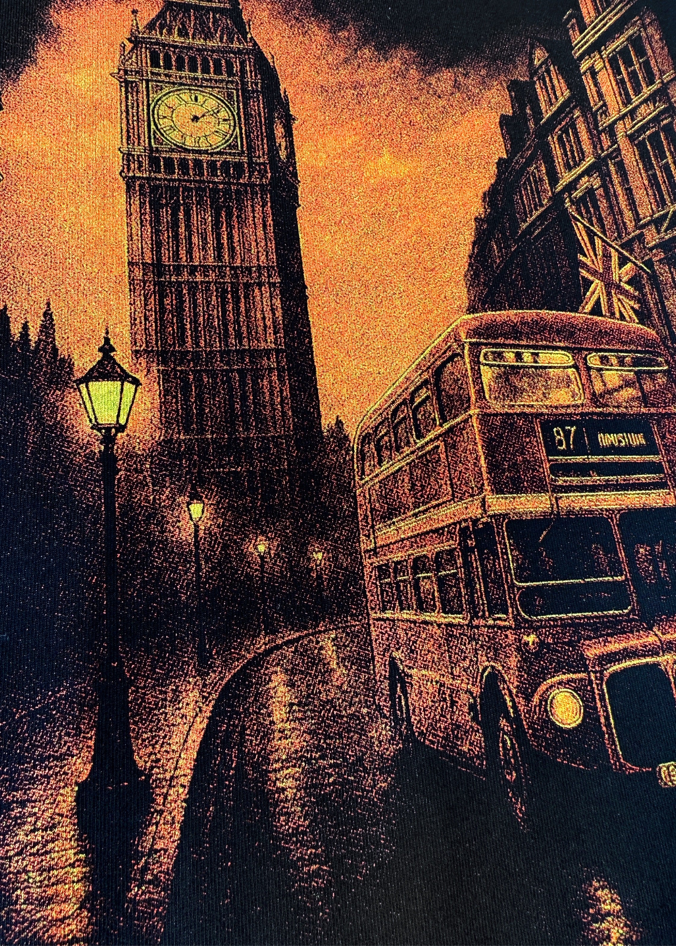 CAMISETA LONDON DREAMS - NEGRA