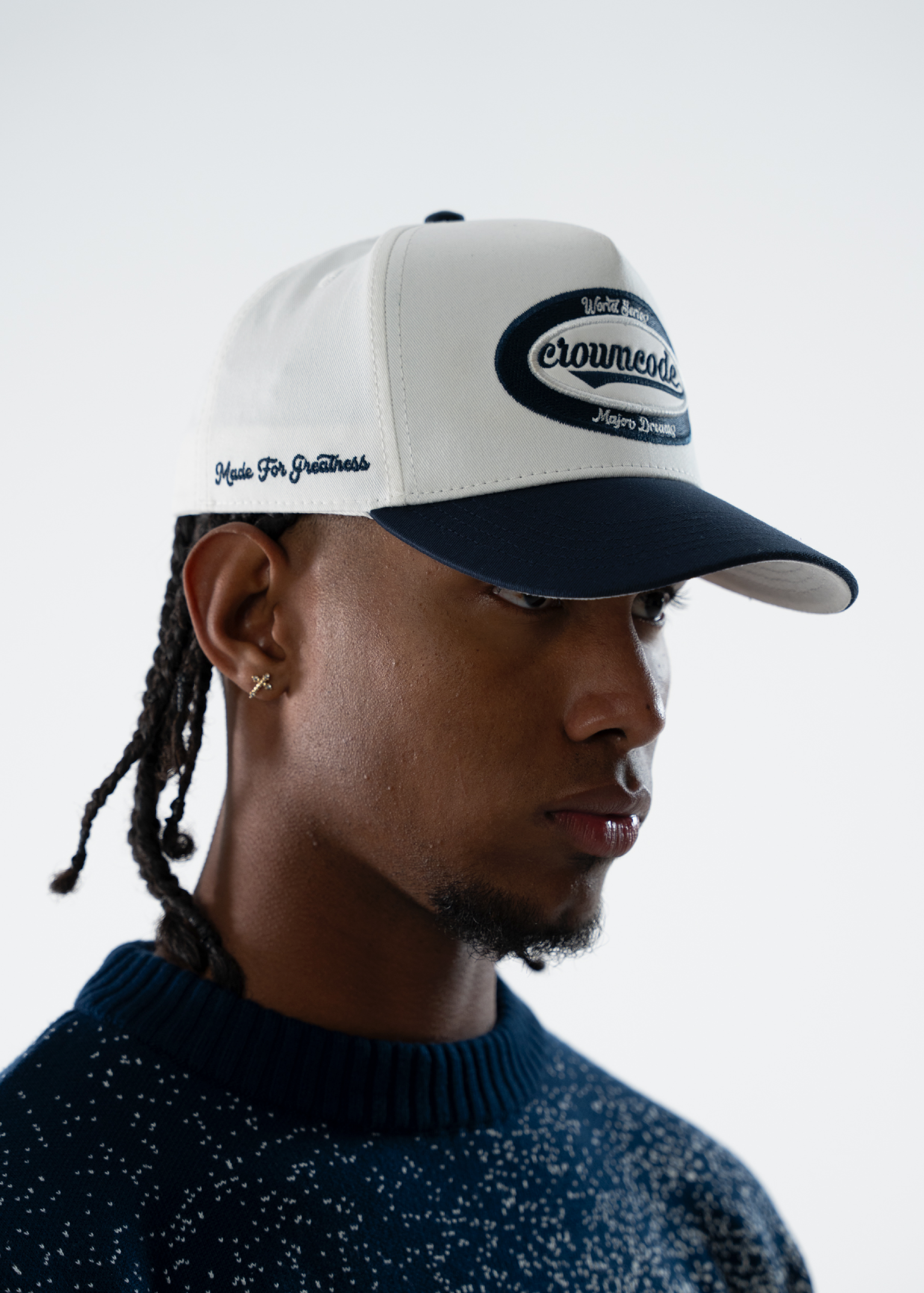 GORRA WORLD SERIES - CREMA Y AZUL