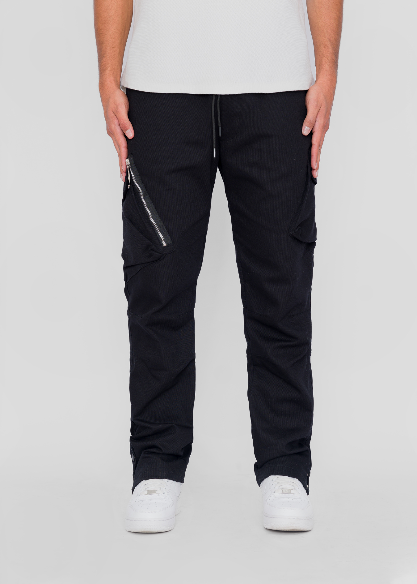 PANTALON CARGO - NEGRO