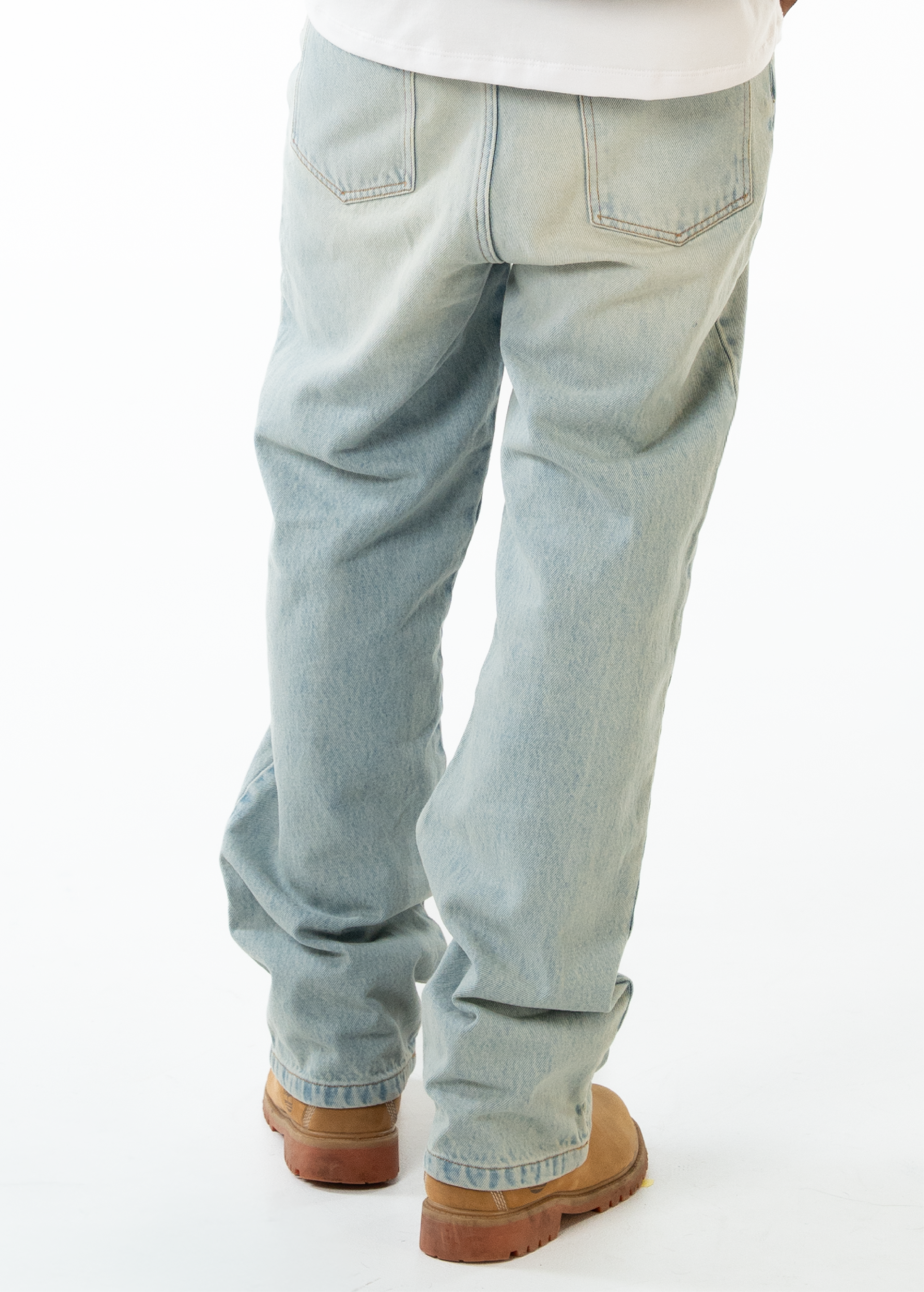 JEAN WIDE FIT - AZUL OCEANO DESGASTADO