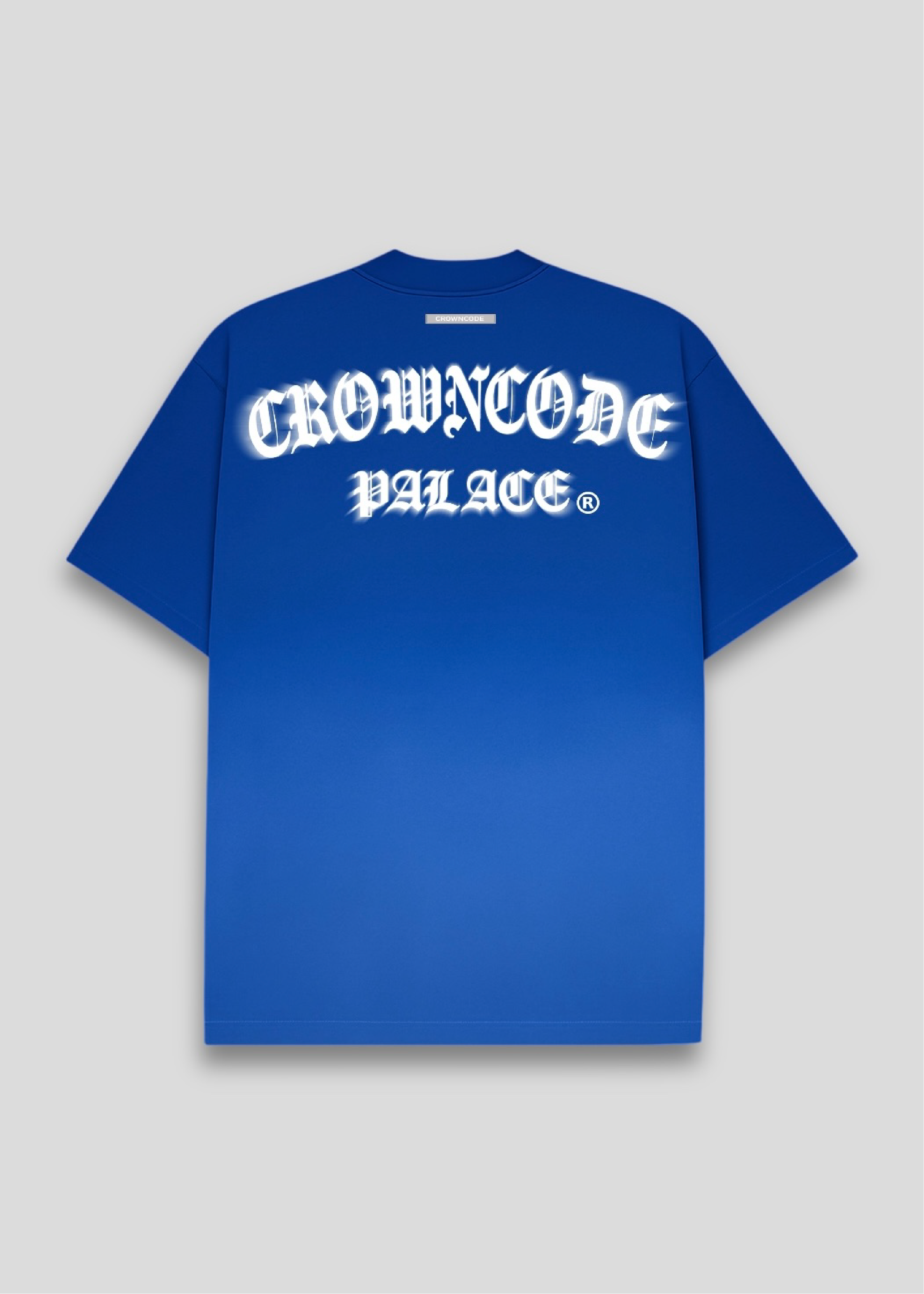 CAMISETA DISTORTION - AZUL DEGRADE