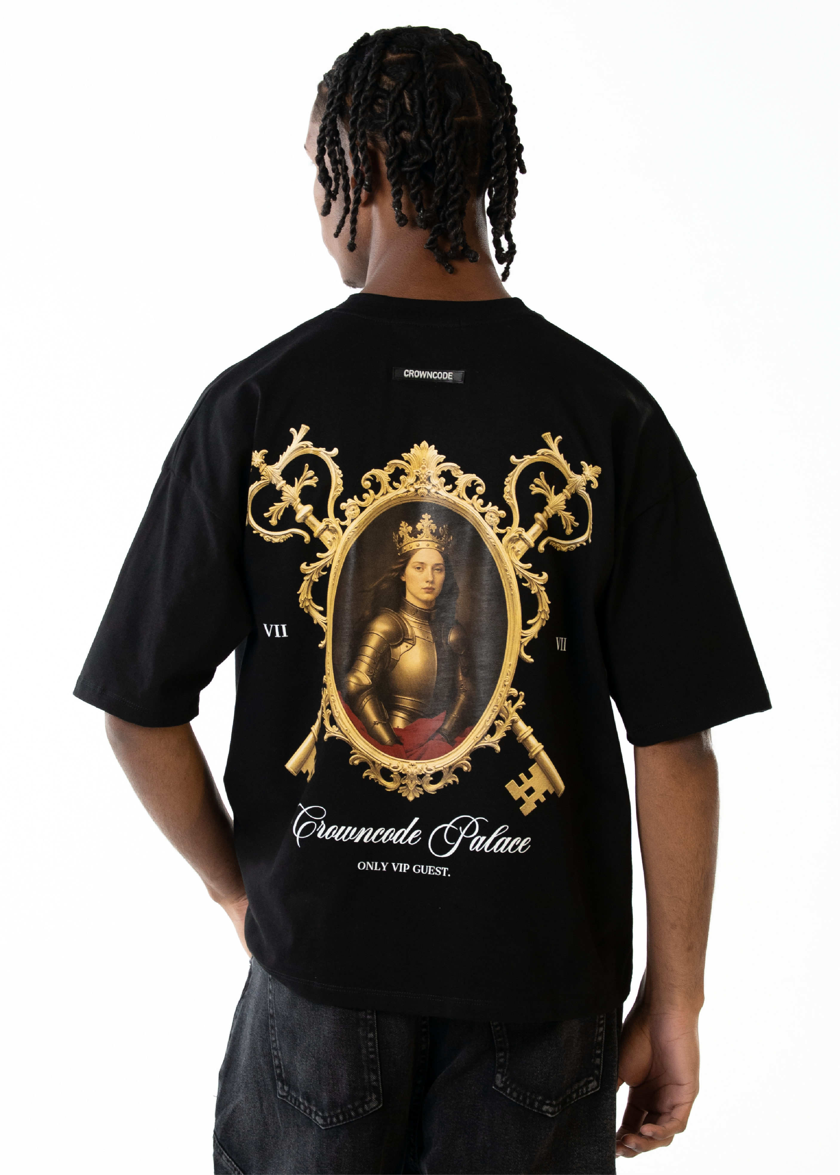 CAMISETA QUEEN BOXY FIT - NEGRA