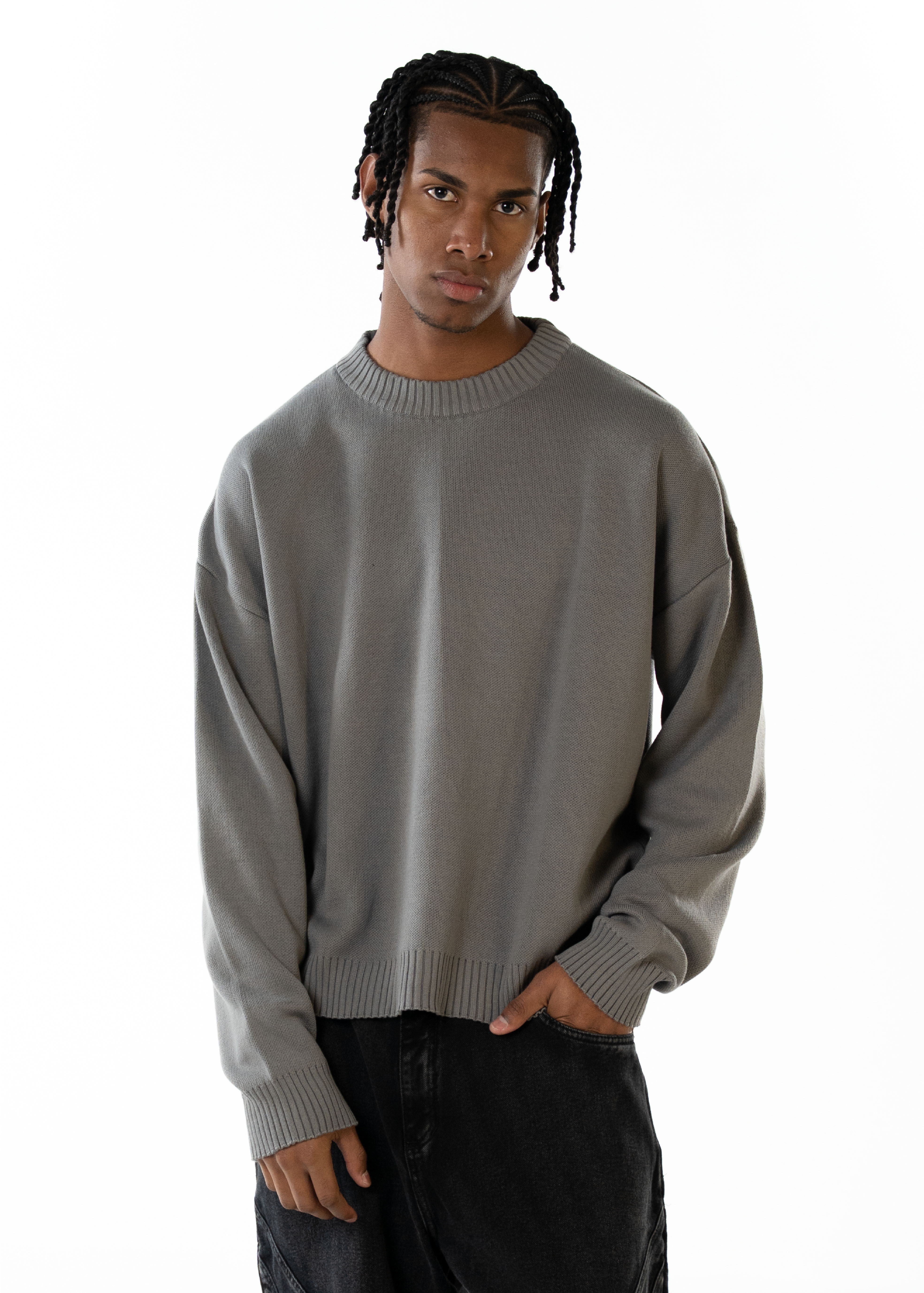 KNITWEAR SWEATER - GRIS
