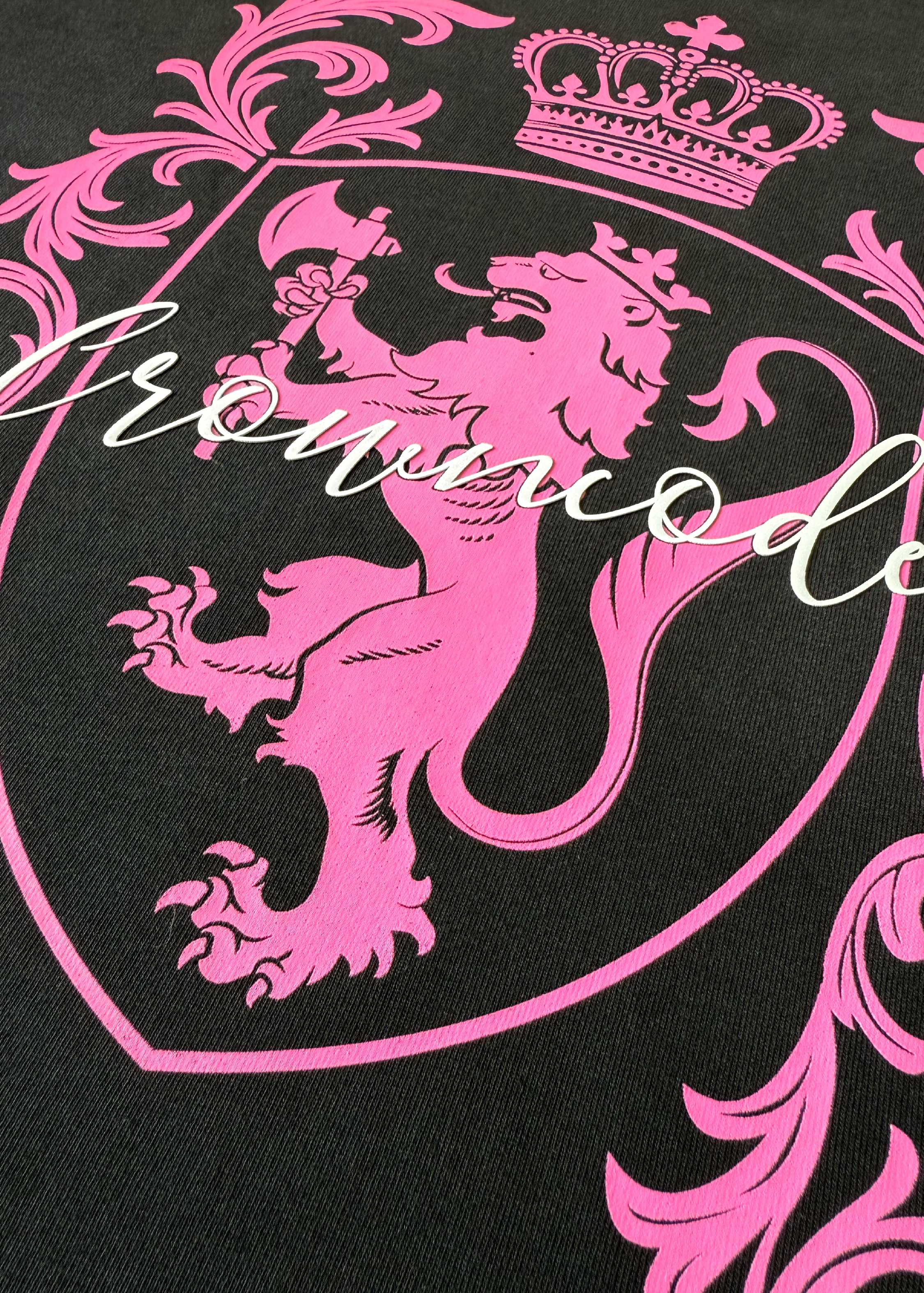 CAMISETA HERALDIC LION - NEGRO DEGRADE