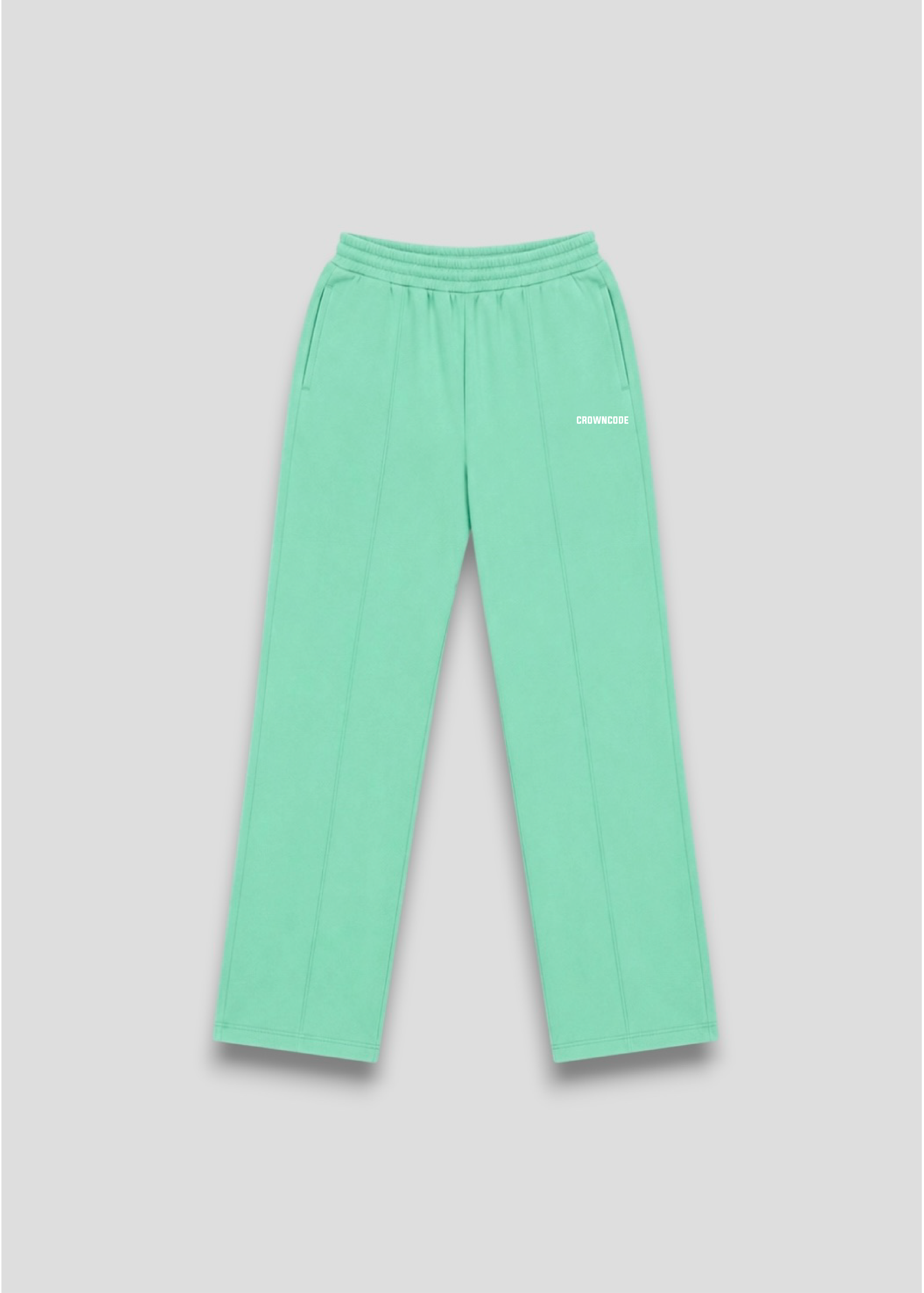 JOGGER RECTO LOGO - VERDE MENTA