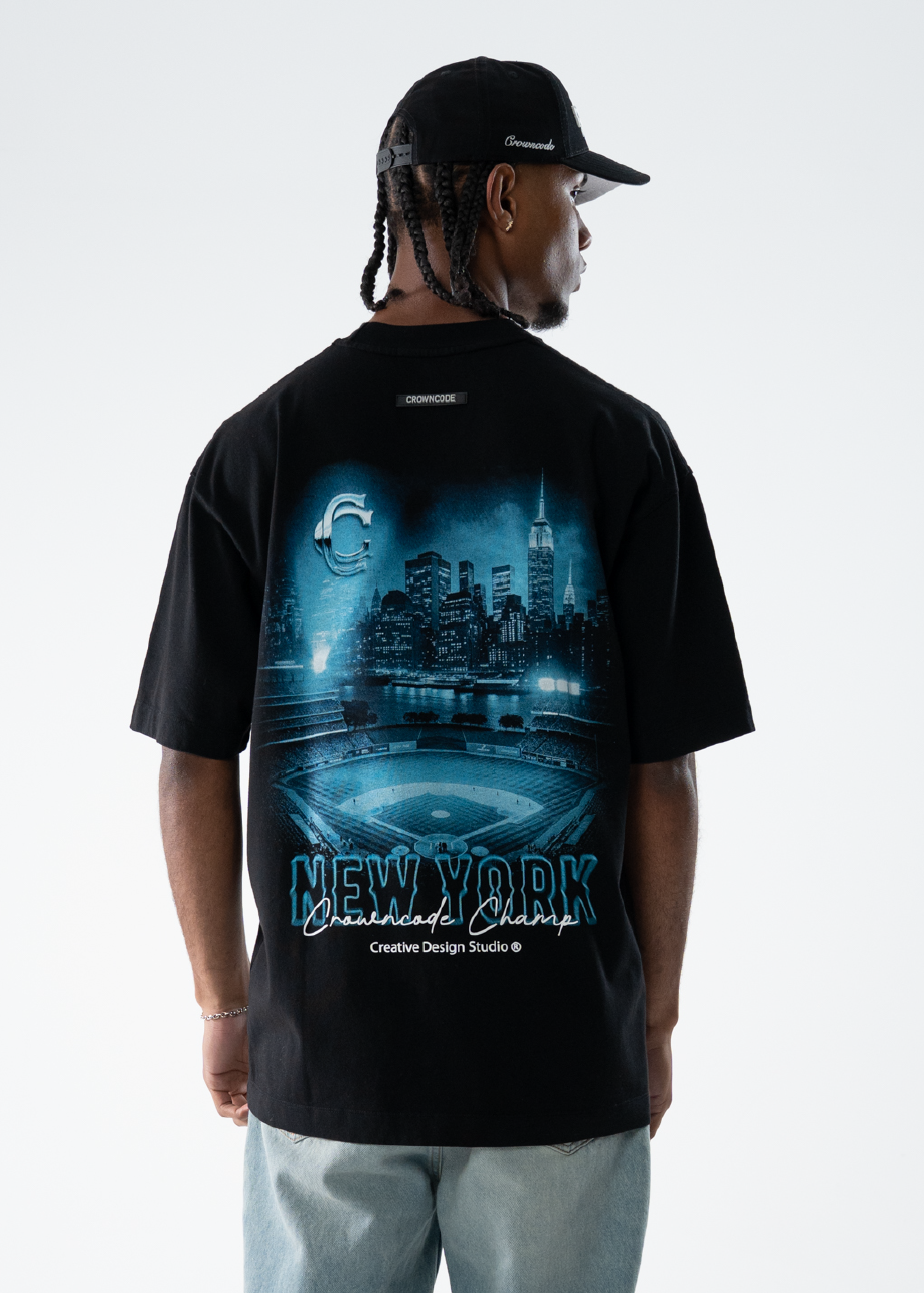 CAMISETA STADIUM NY - NEGRA