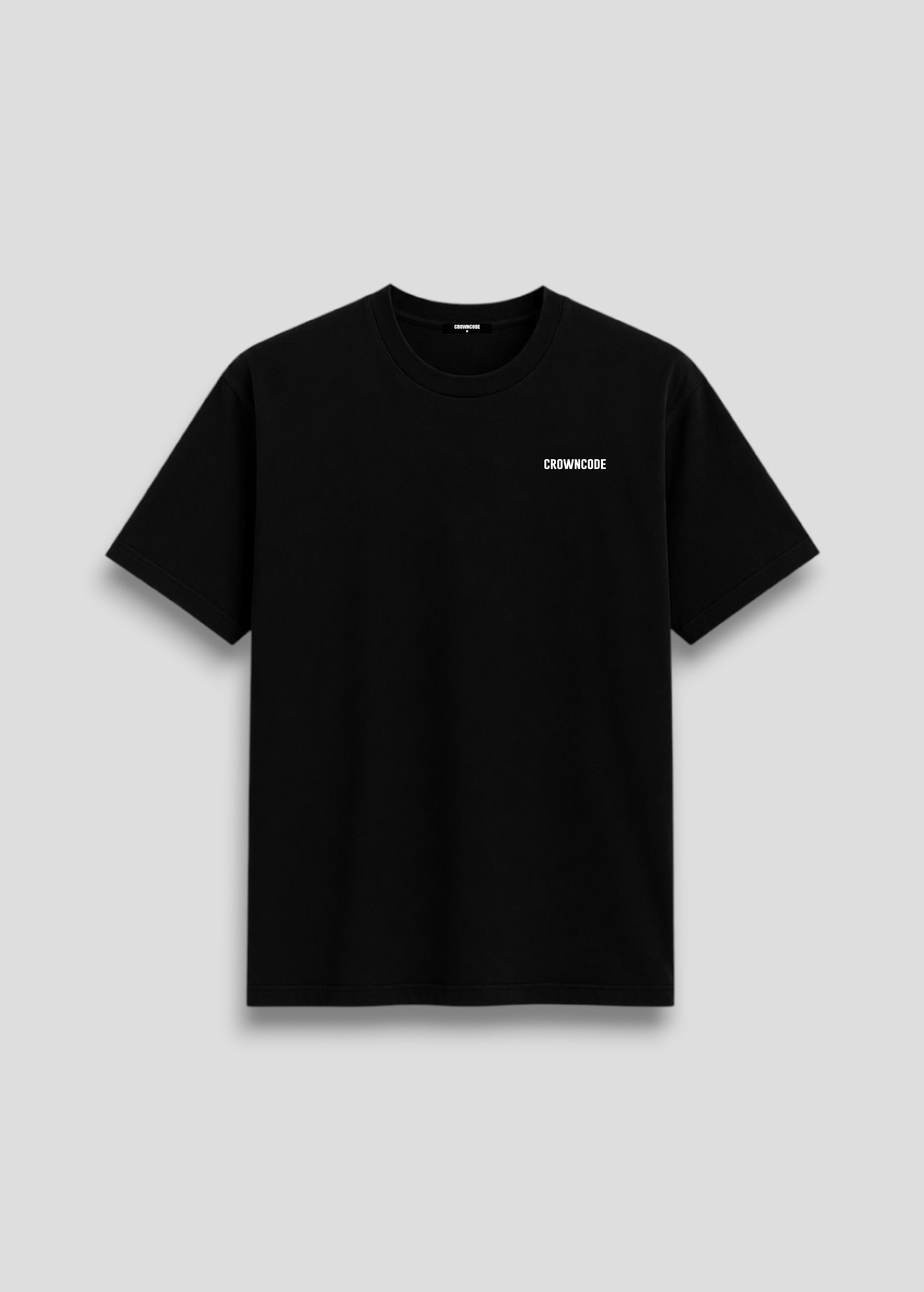 CAMISETA REGULAR FIT BÁSICA - NEGRA