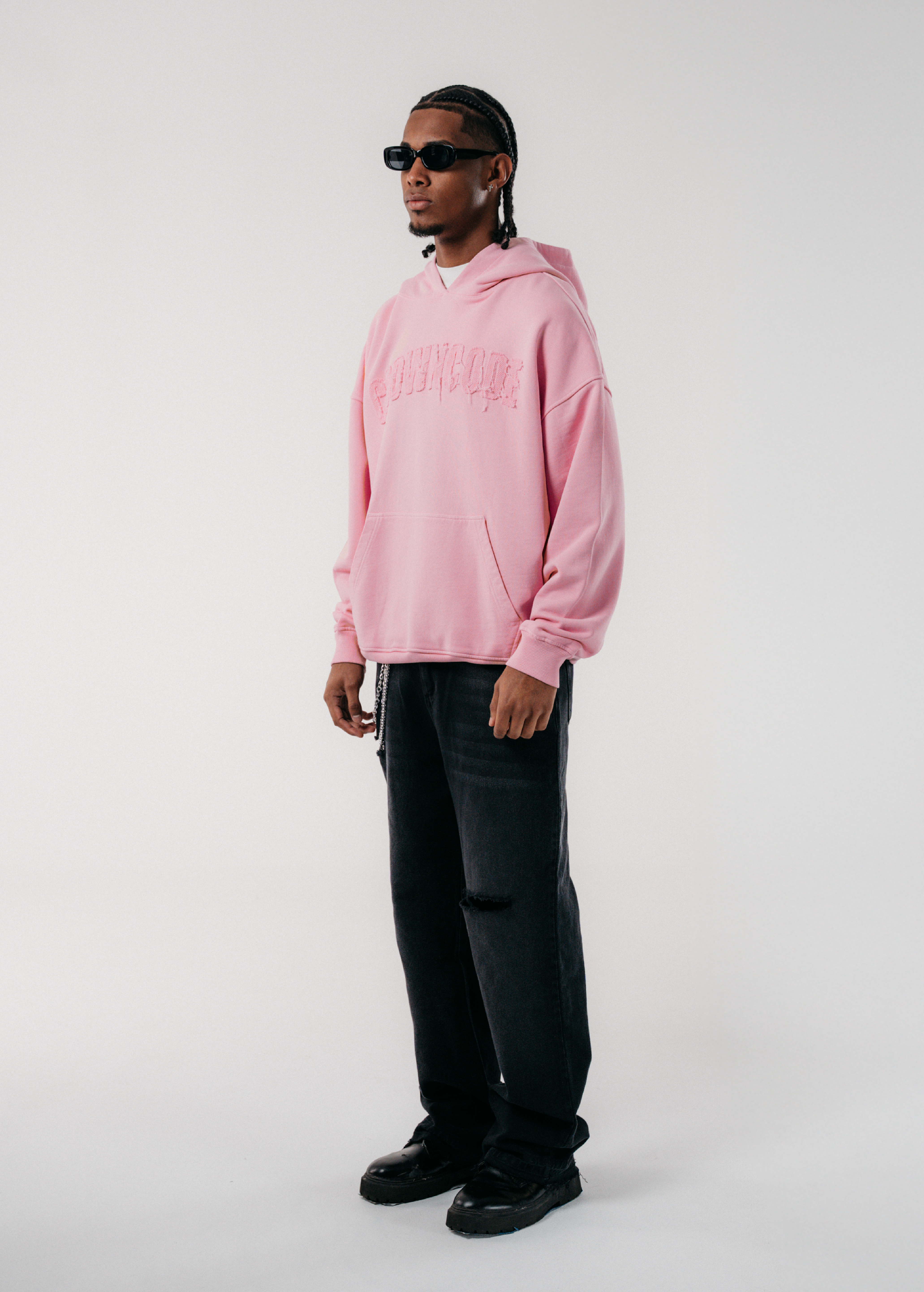 HOODIE SACRED THREAD - ROSADO PASTEL