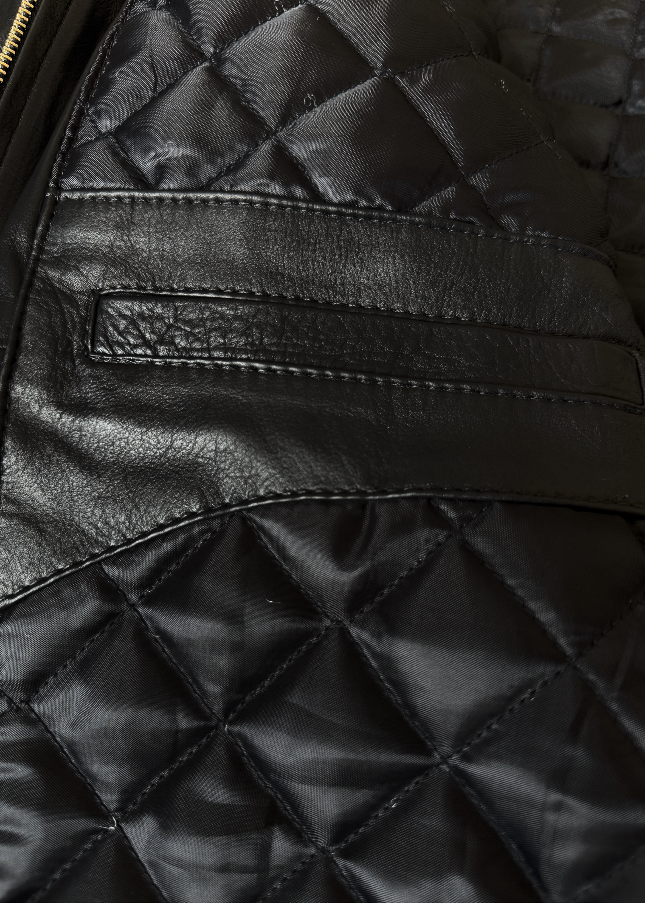 CHAQUETA DE CUERO LONDON - NEGRO