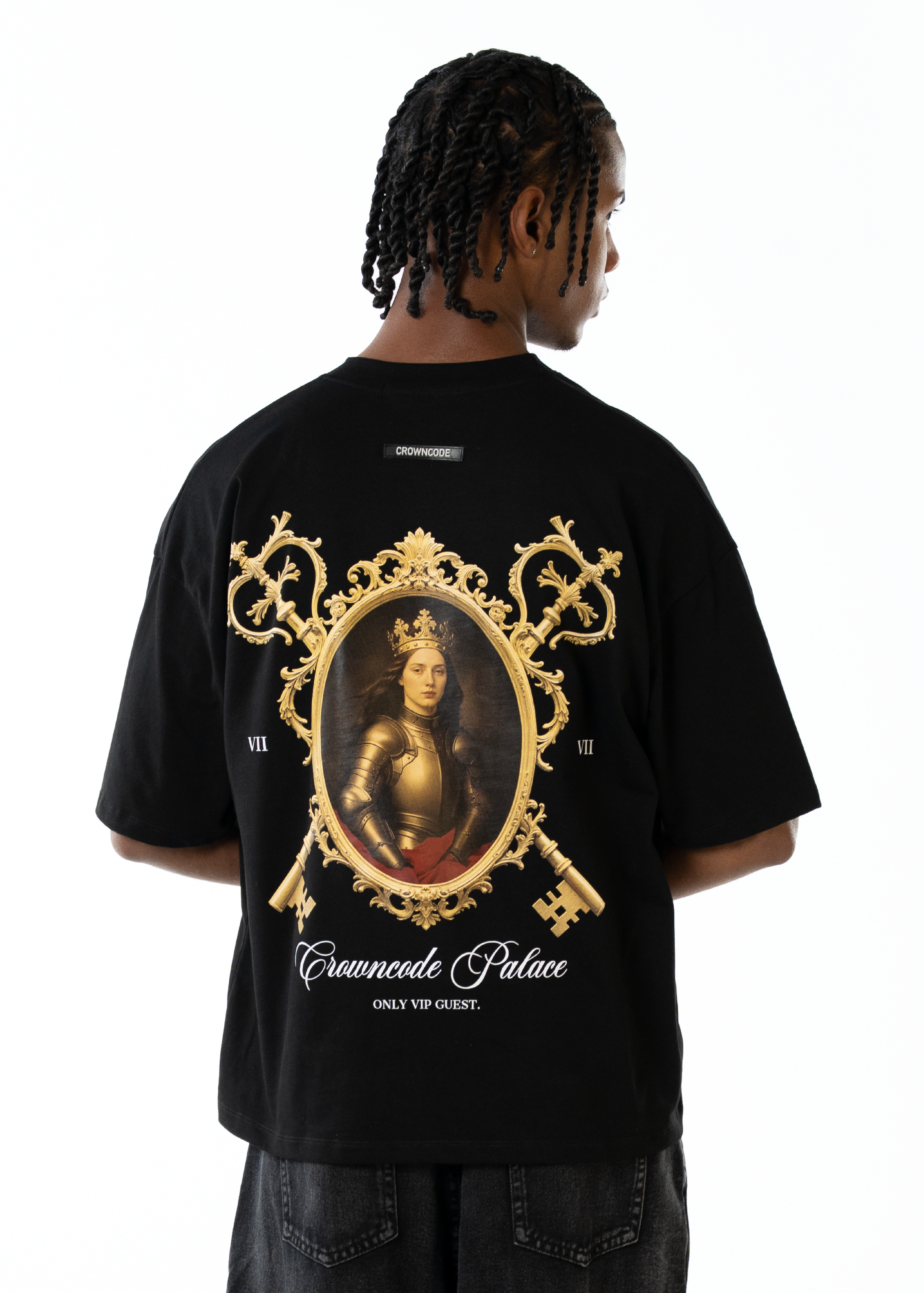 CAMISETA QUEEN BOXY FIT - NEGRA