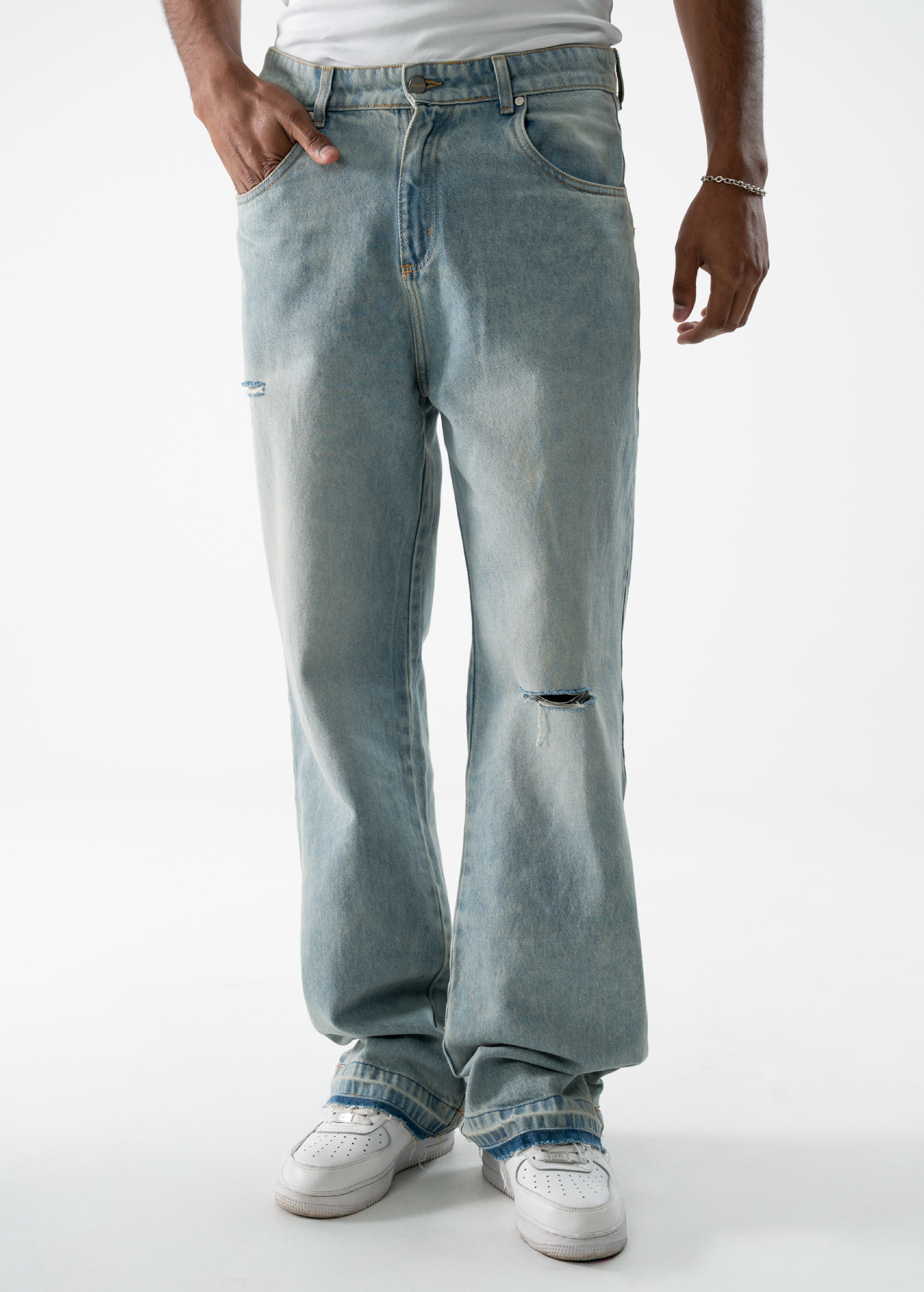 JEAN FLARED - AZUL OCEANO