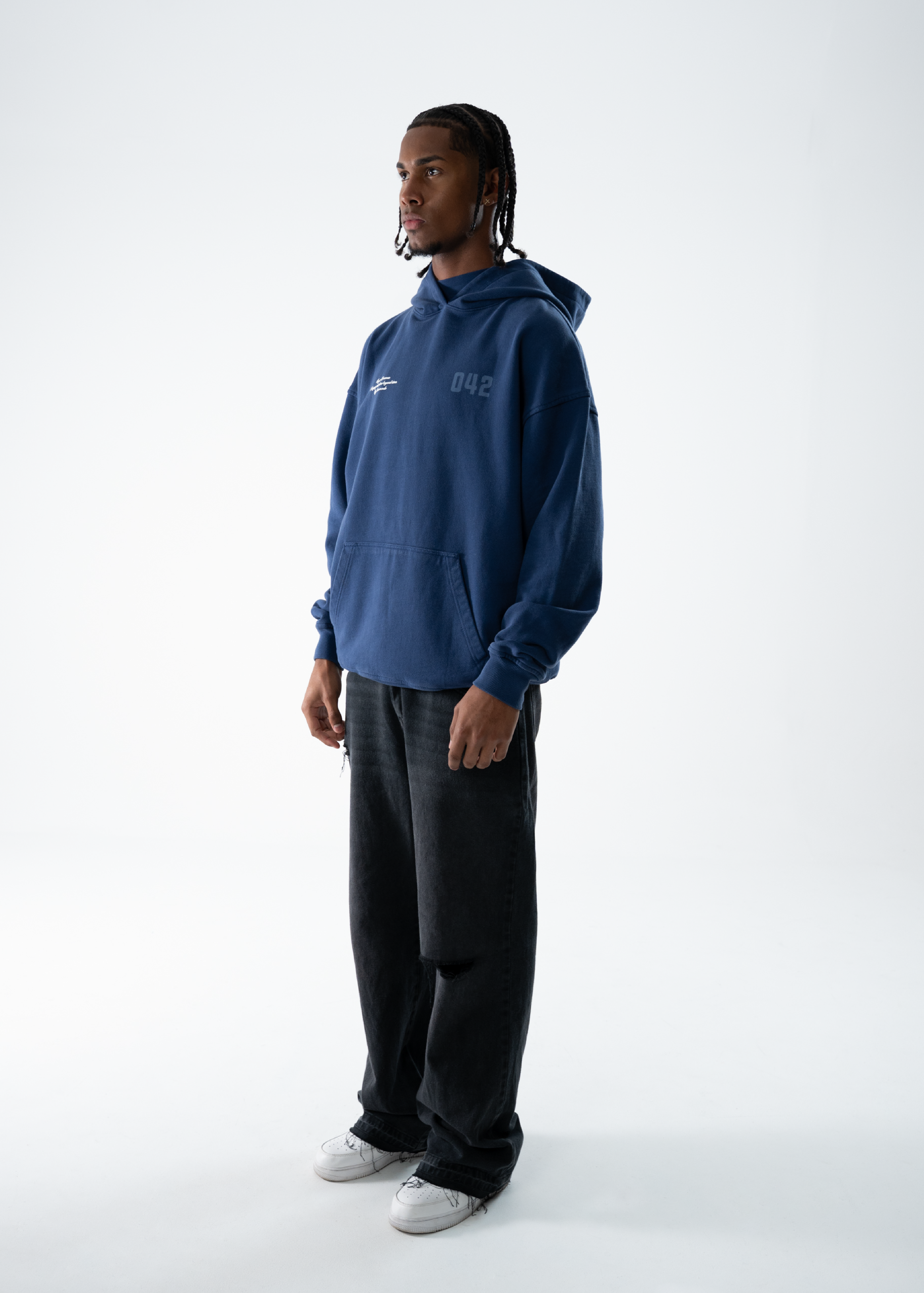 HOODIE WORLD LEAGUE - AZUL NAVY