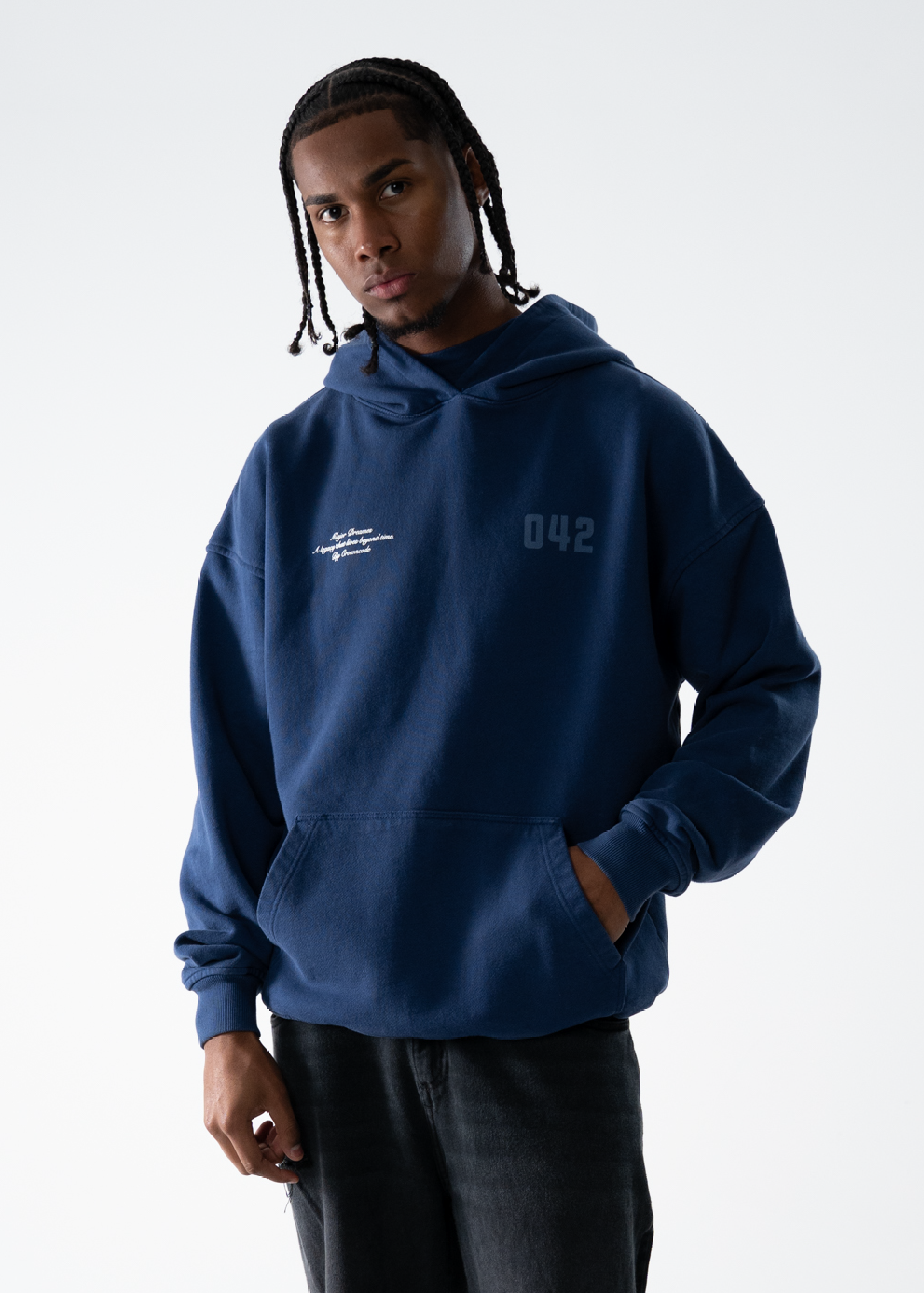HOODIE WORLD LEAGUE - AZUL NAVY