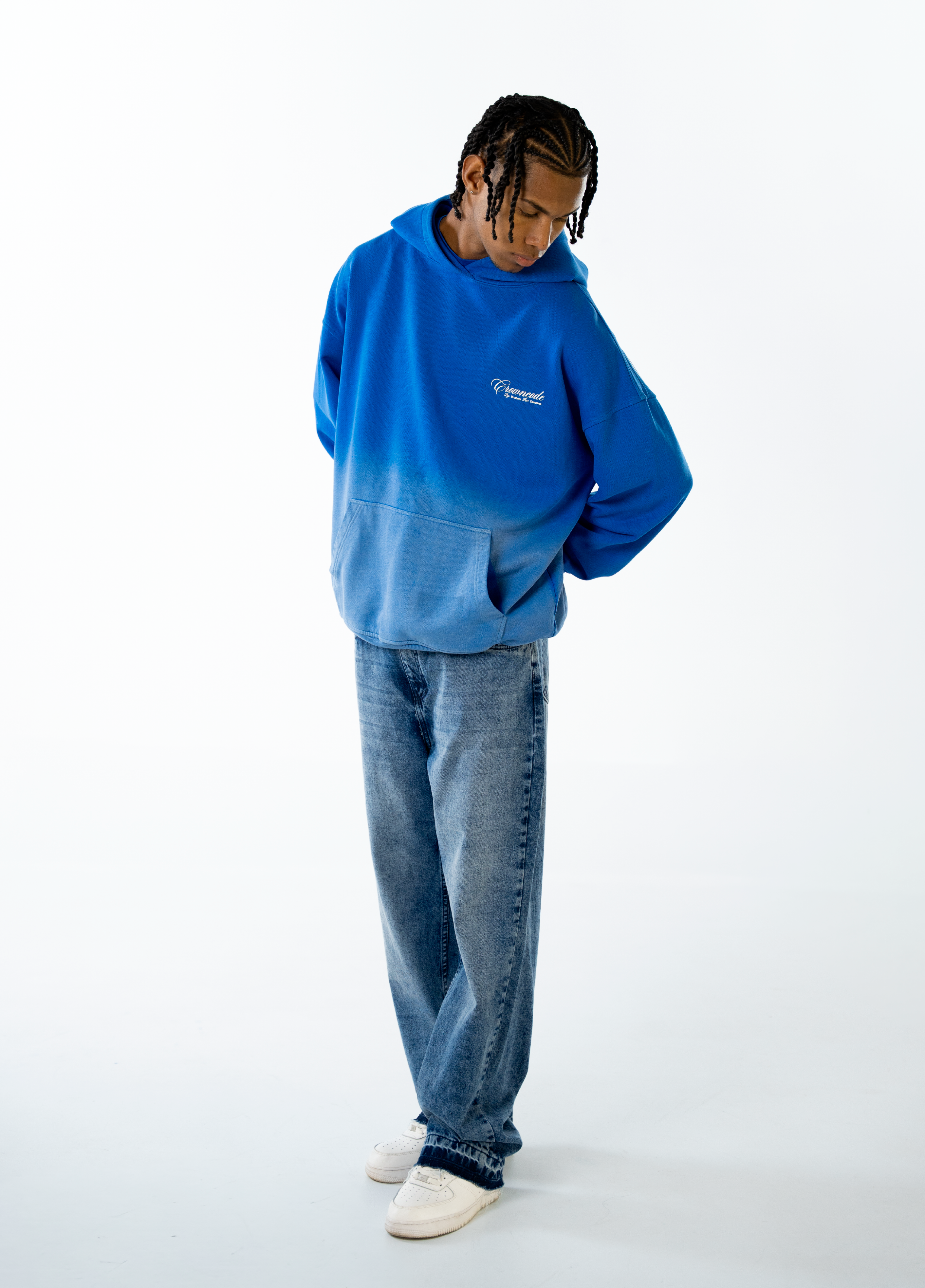 HOODIE SKYLINE - AZUL DEGRADE
