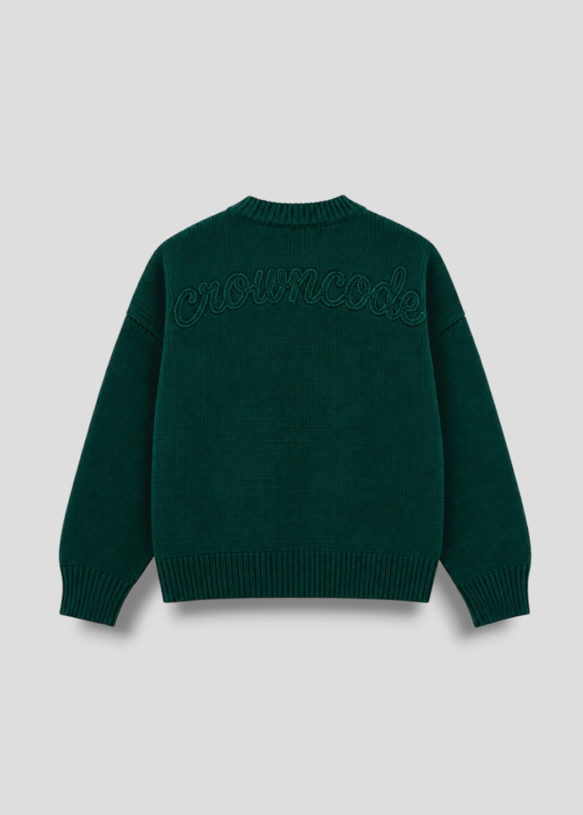 SIGNATURE KNITWEAR SWEATER - VERDE BOSQUE