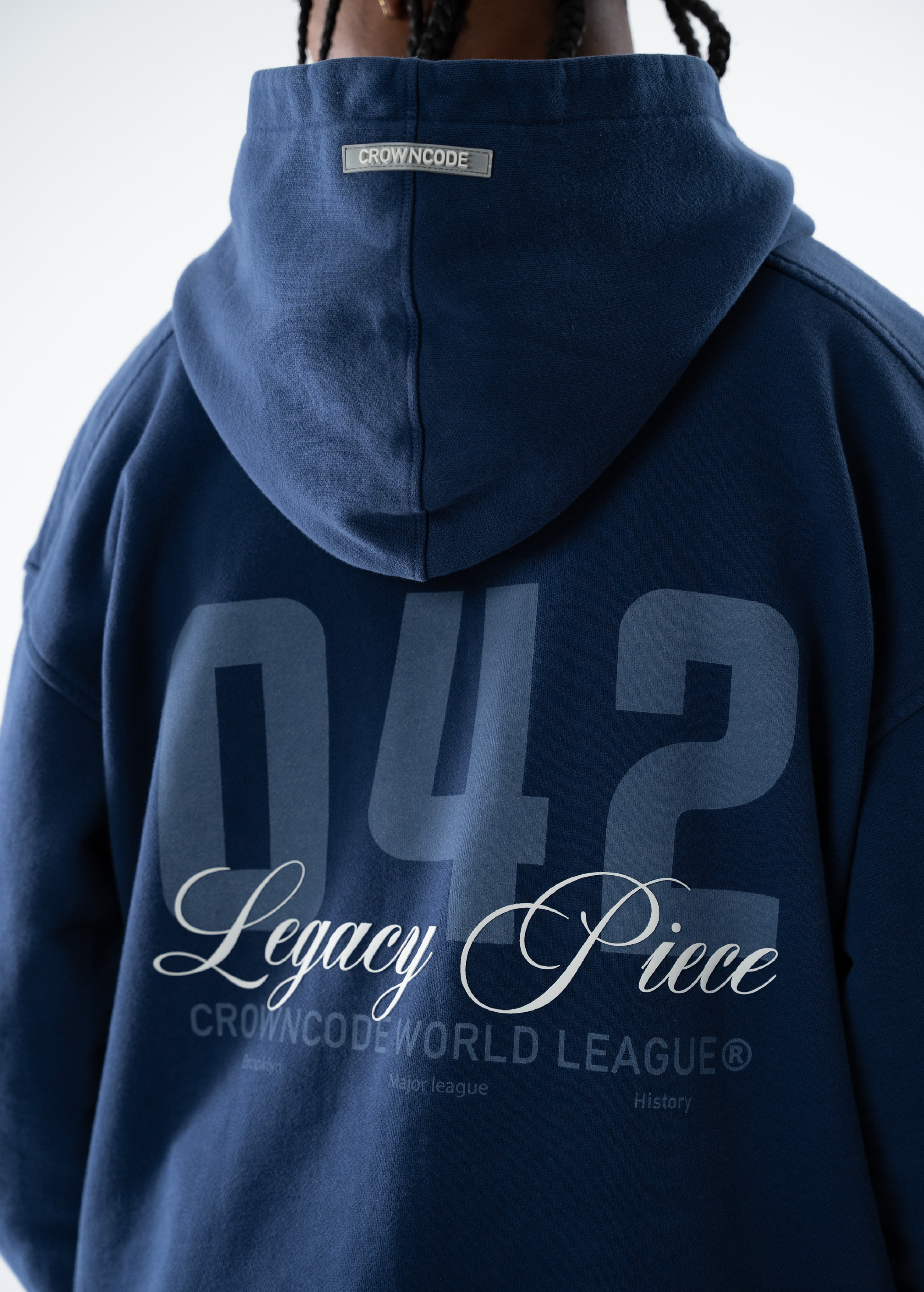 HOODIE WORLD LEAGUE - AZUL NAVY