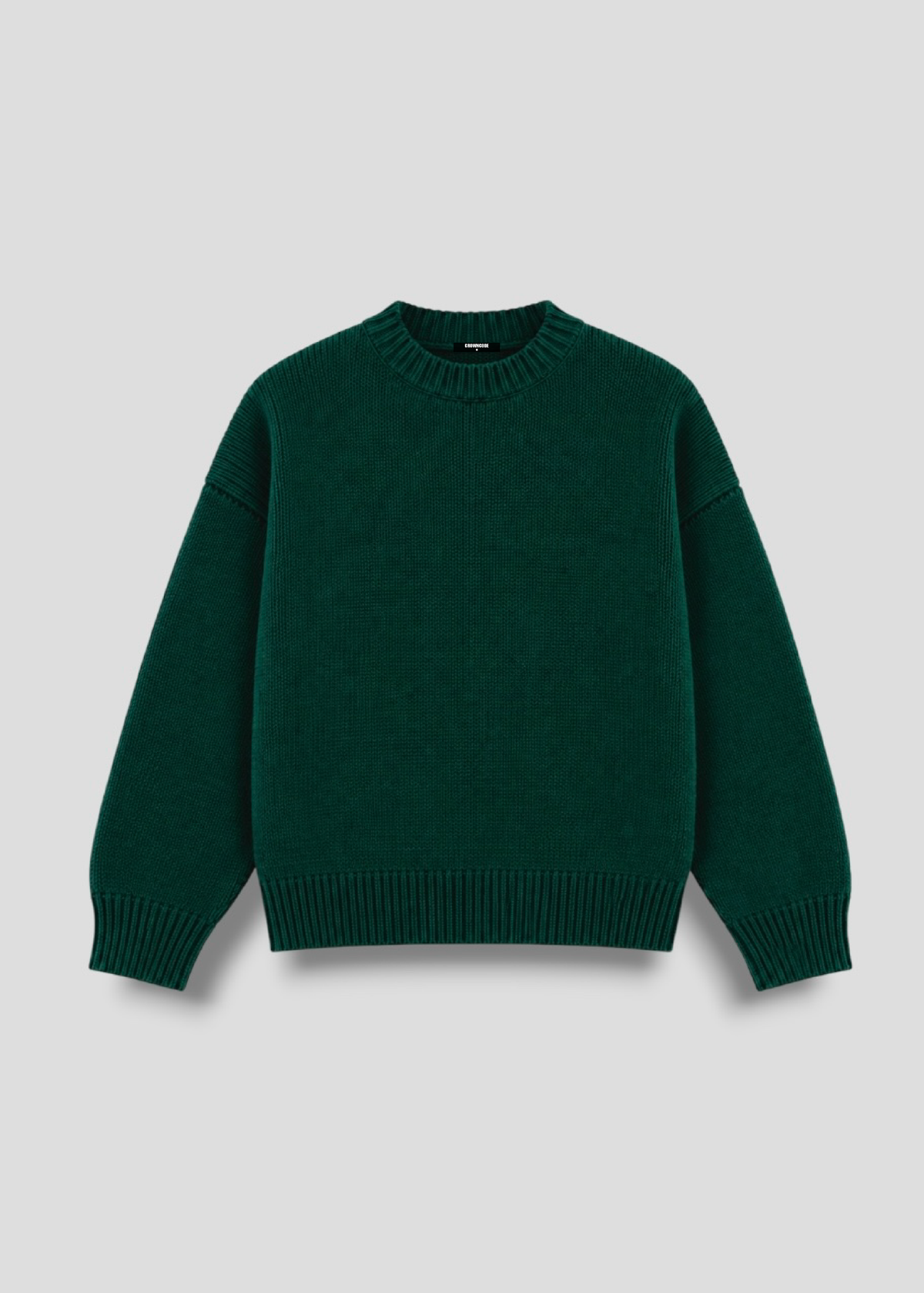 SIGNATURE KNITWEAR SWEATER - VERDE BOSQUE