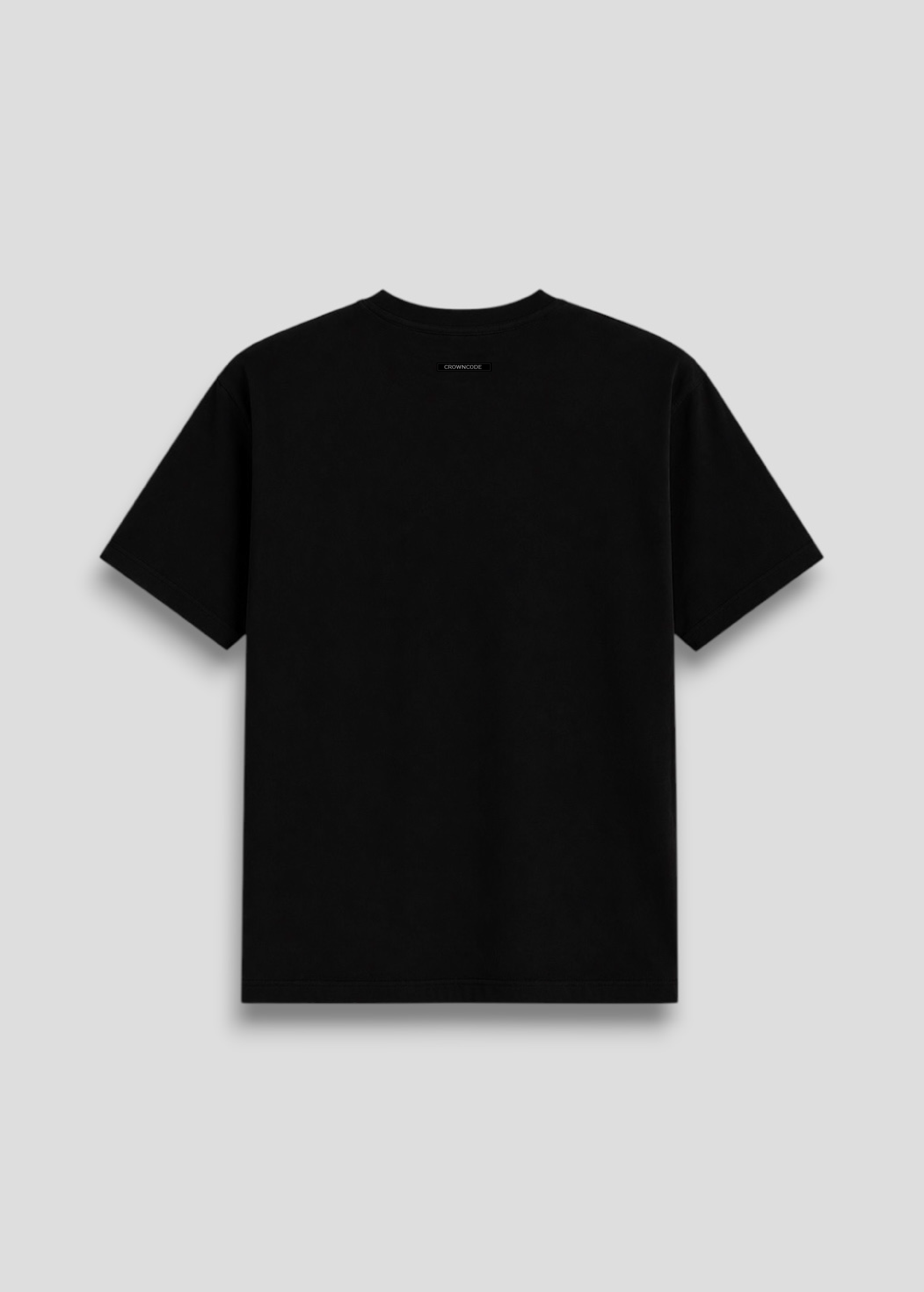 CAMISETA REGULAR FIT BÁSICA - NEGRA