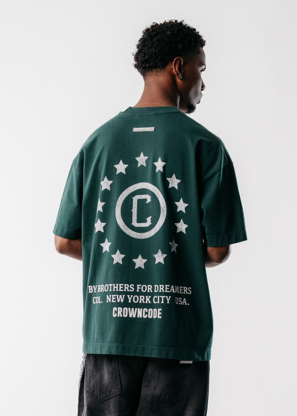 CAMISETA DREAM STATE - VERDE BOSQUE