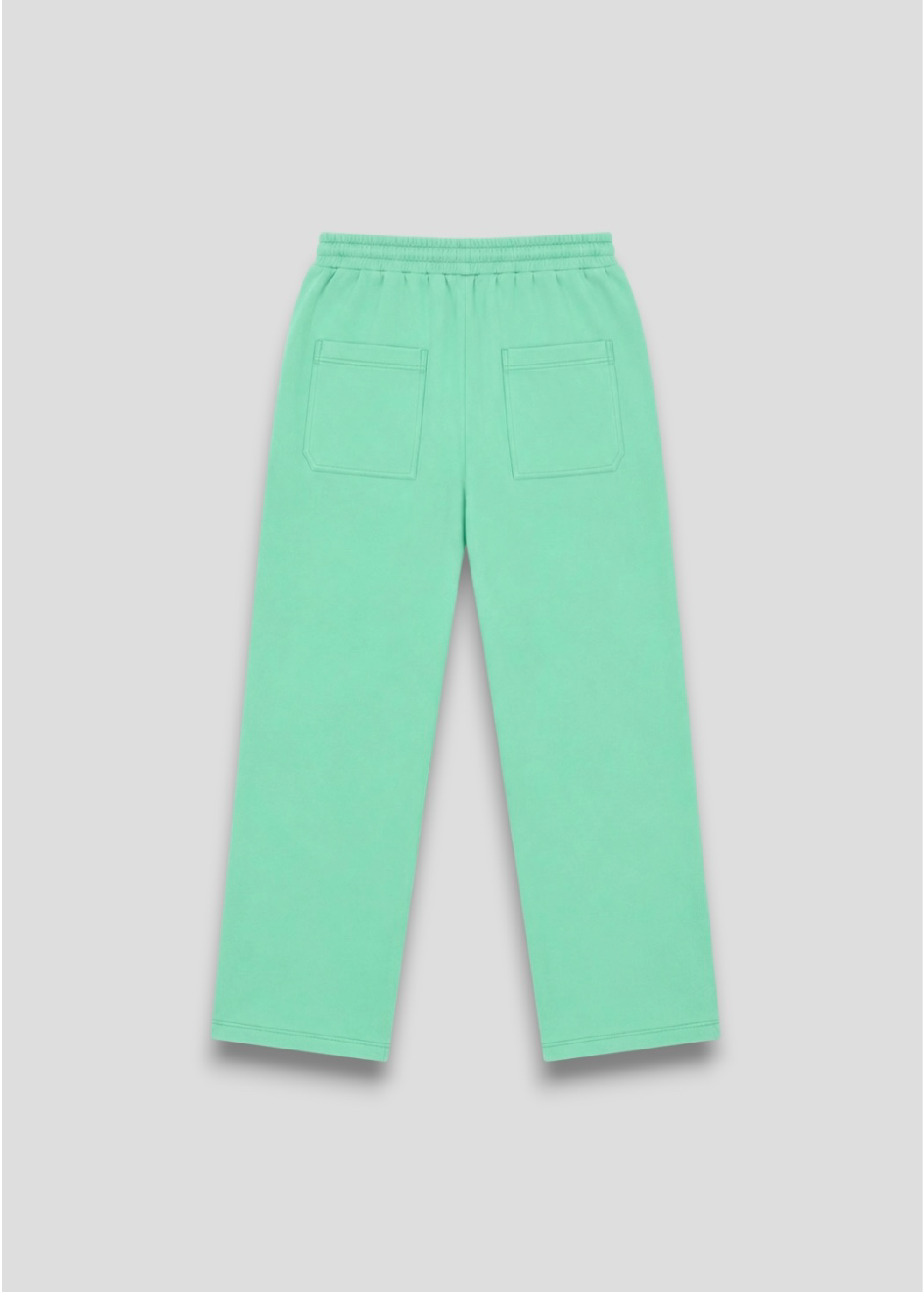 JOGGER RECTO LOGO - VERDE MENTA