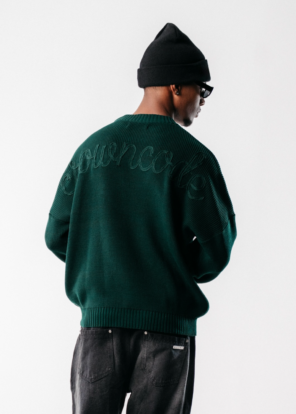 SIGNATURE KNITWEAR SWEATER - VERDE BOSQUE