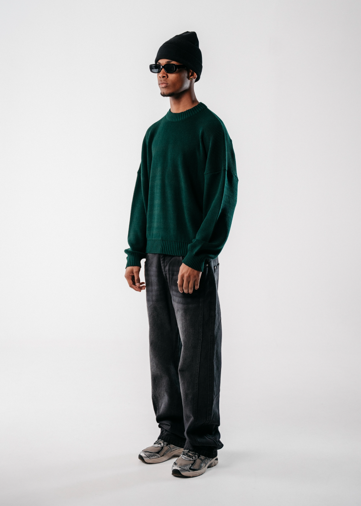 SIGNATURE KNITWEAR SWEATER - VERDE BOSQUE